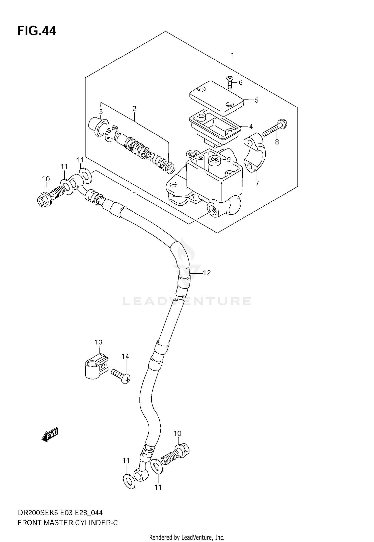 FRONT MASTER CYLINDER