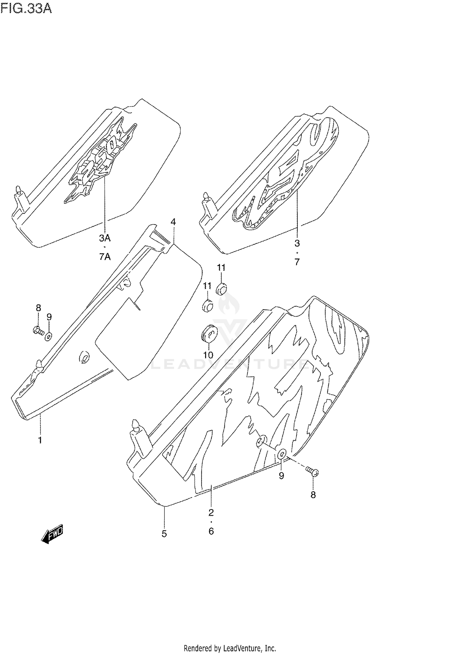 FRAME COVER (MODEL N/P/R)