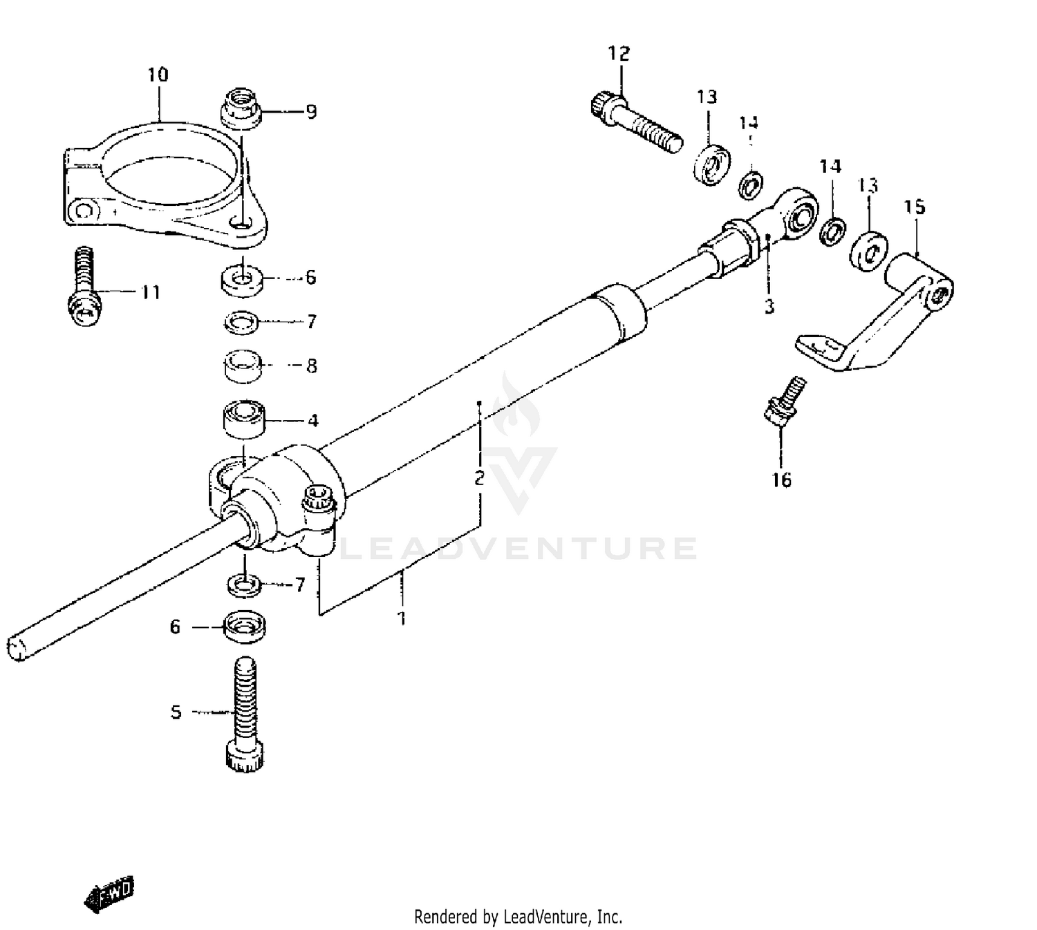 STEERING DAMPER (MODEL P)