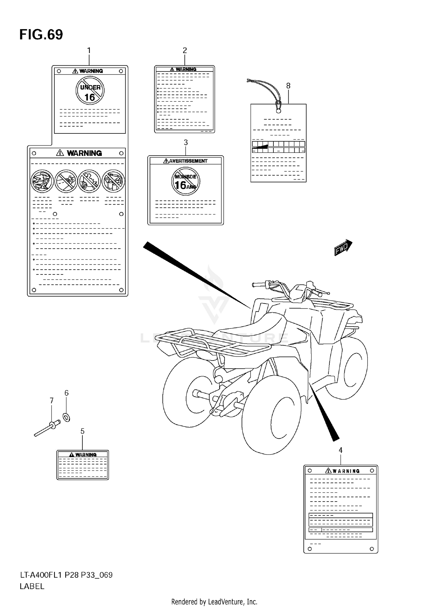 LABEL (LT-A400FZL1 E28)