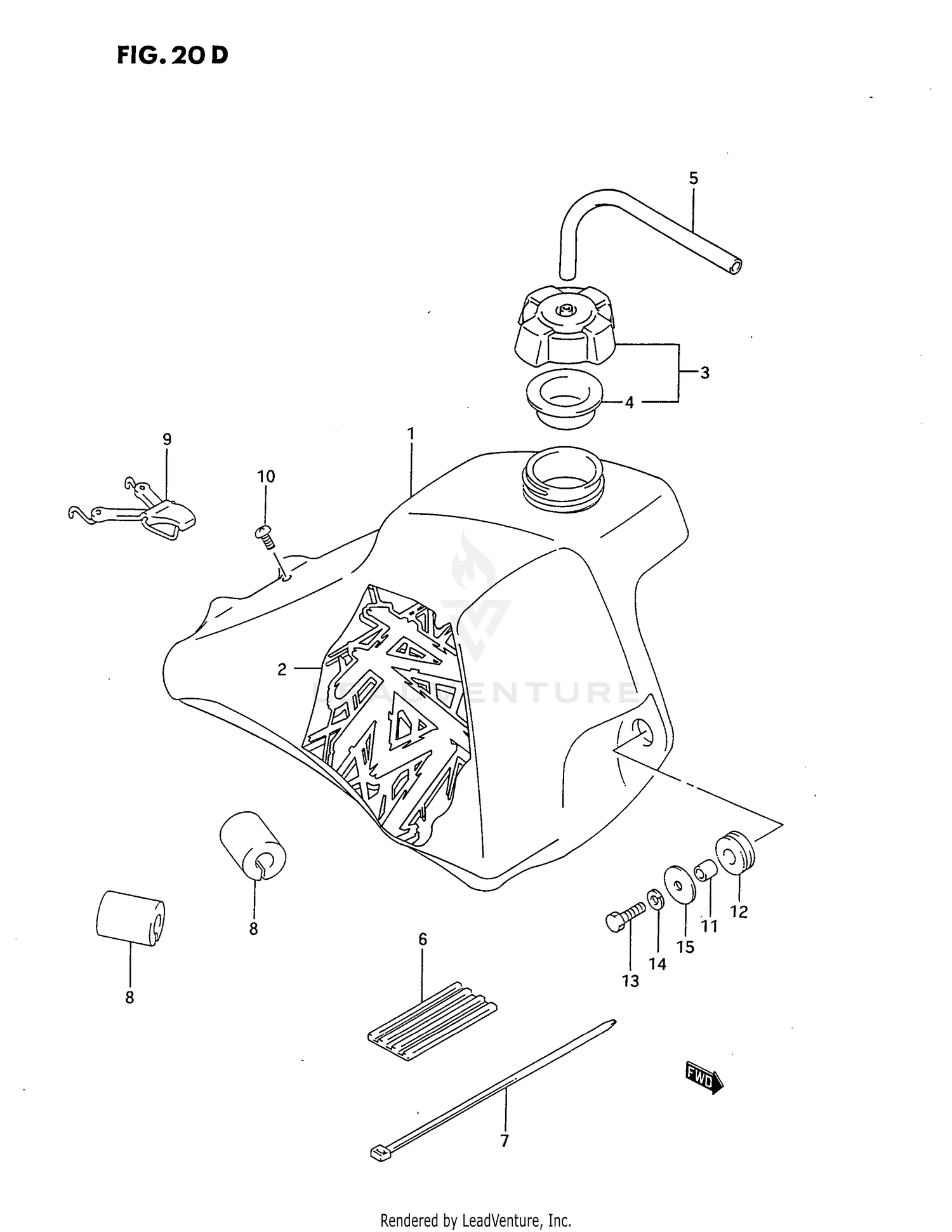 FUEL TANK (MODEL R/S)