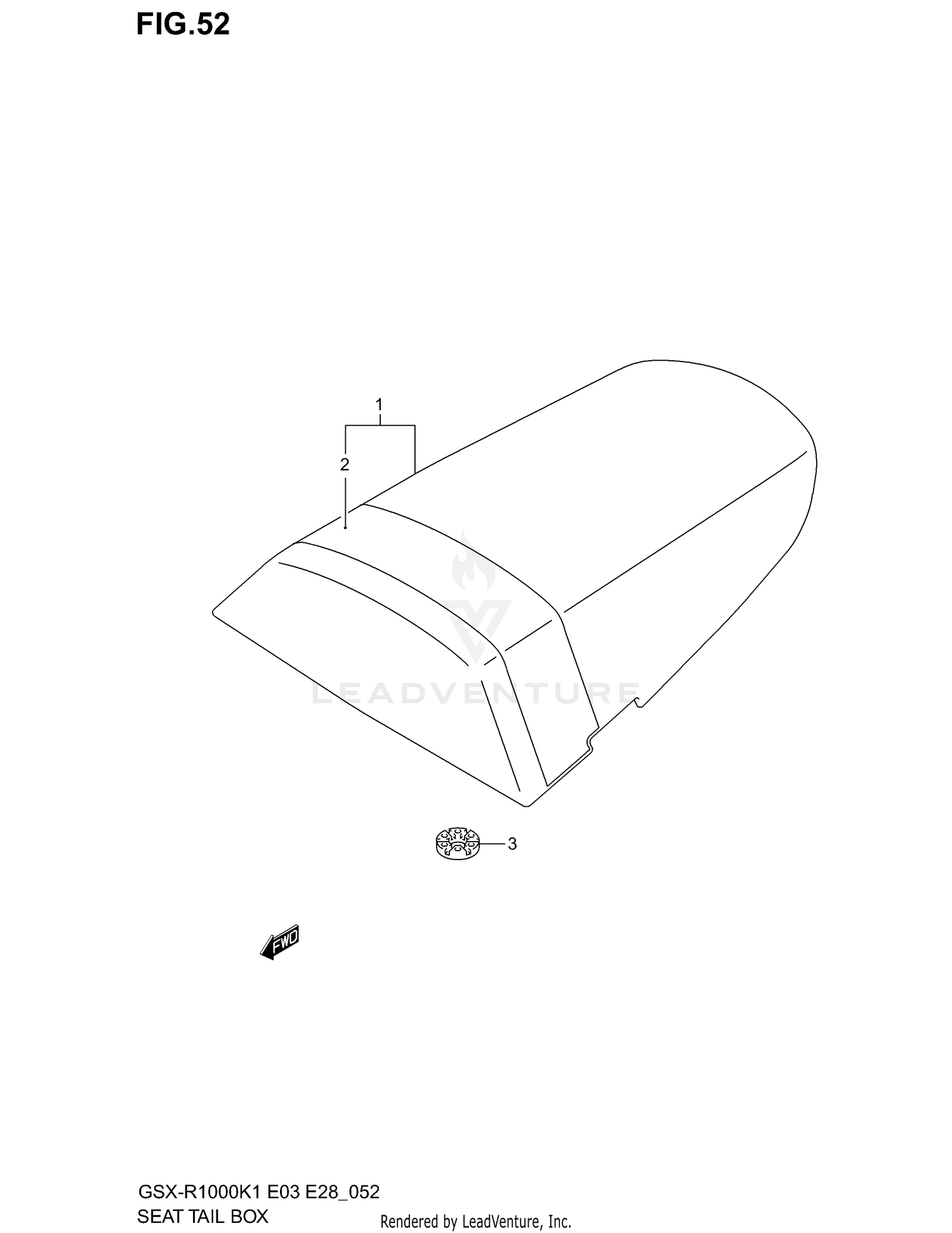 SEAT TAIL BOX (MODEL K1)