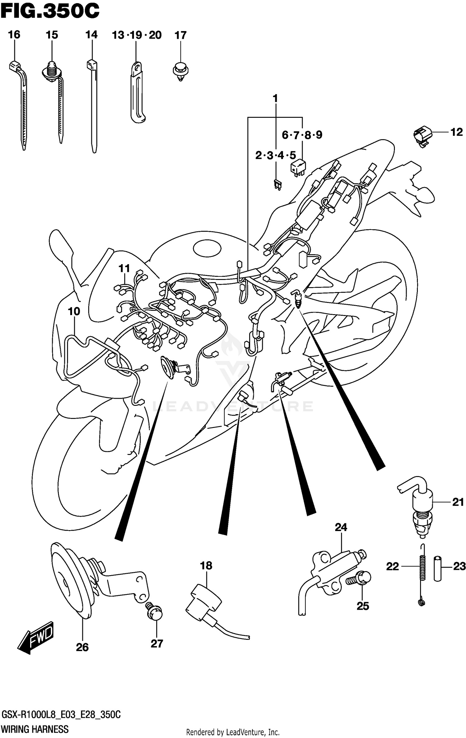 WIRING HARNESS (GSX-R1000AL8 E03)