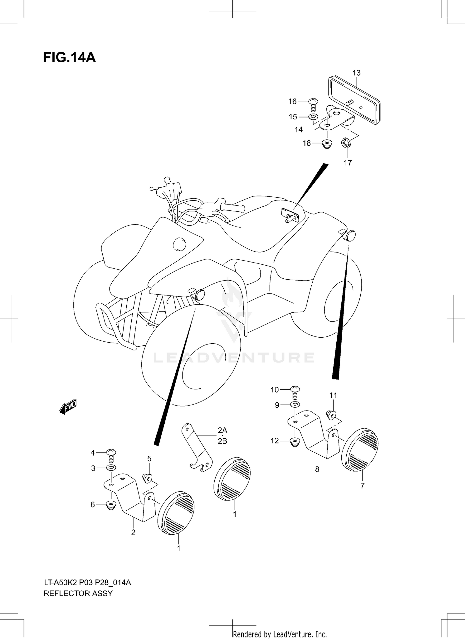 REFLECTOR ASSY (P28)
