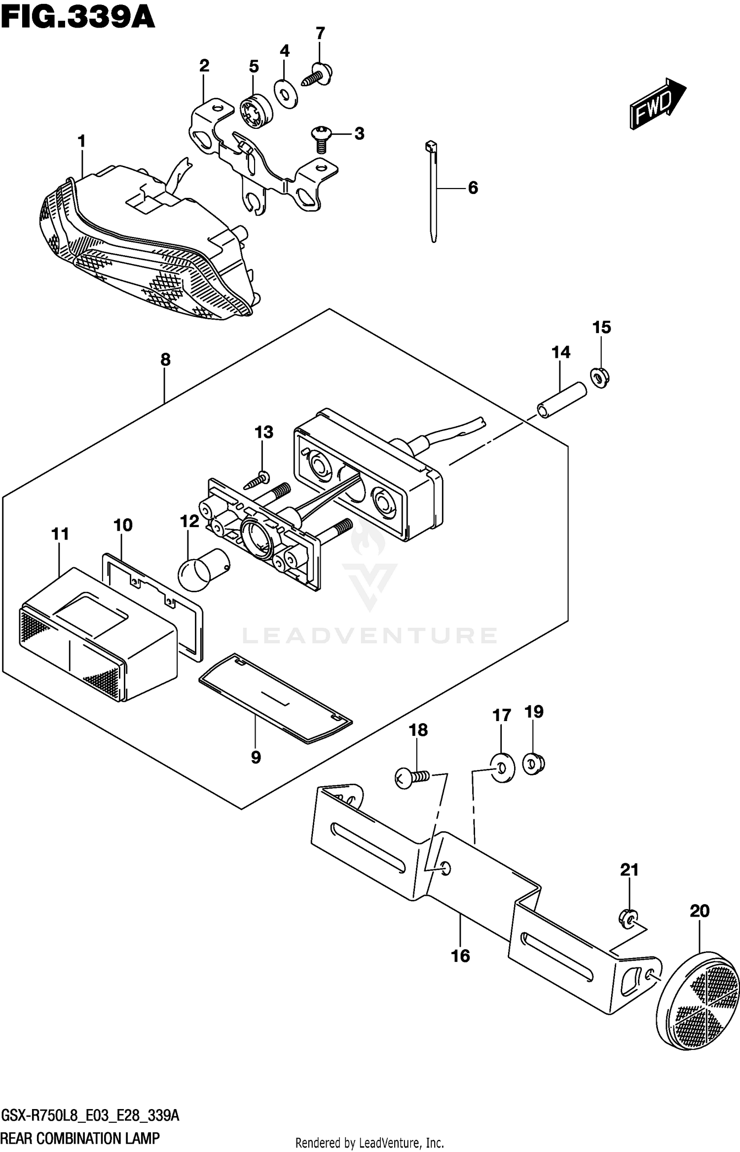 REAR COMBINATION LAMP