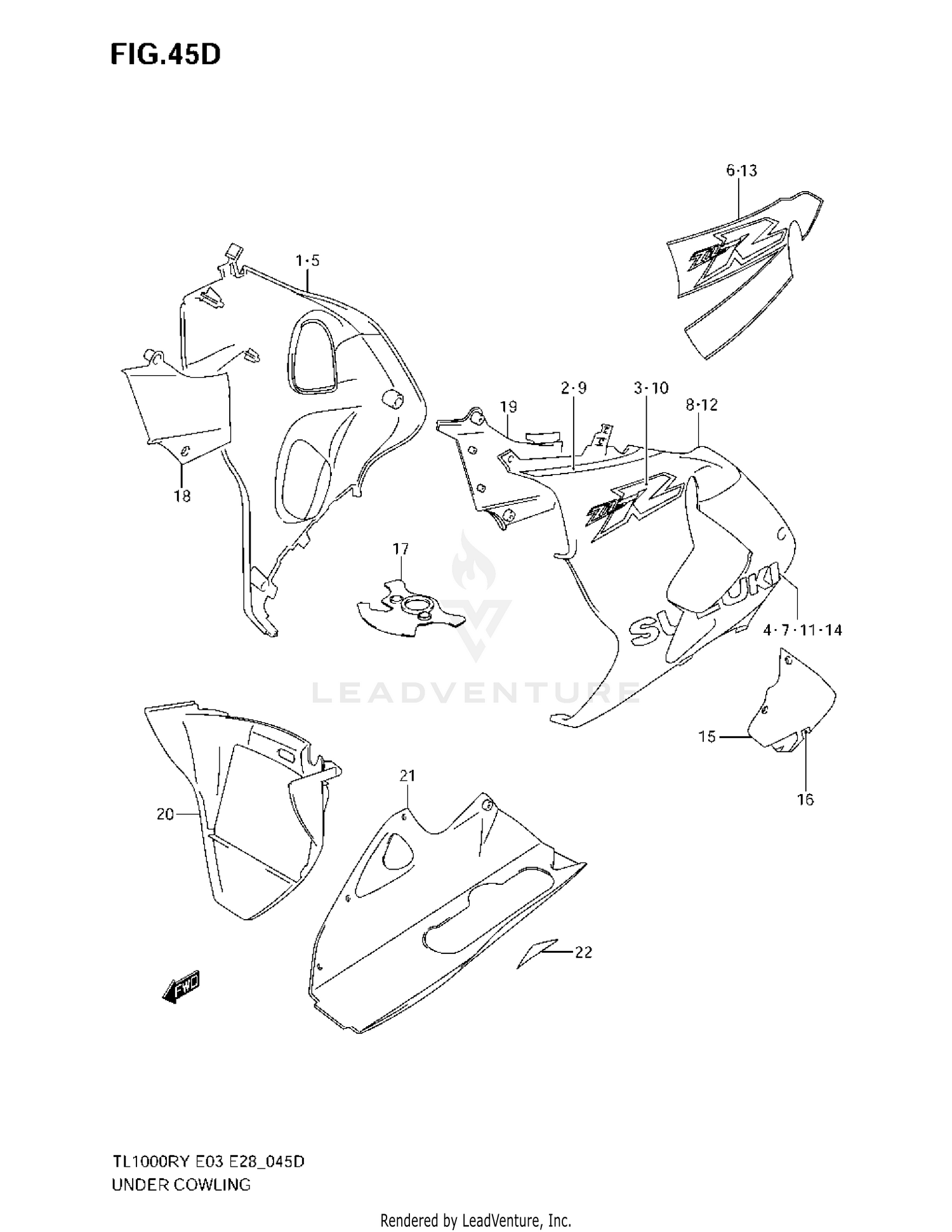 UNDER COWLING (MODEL K2)