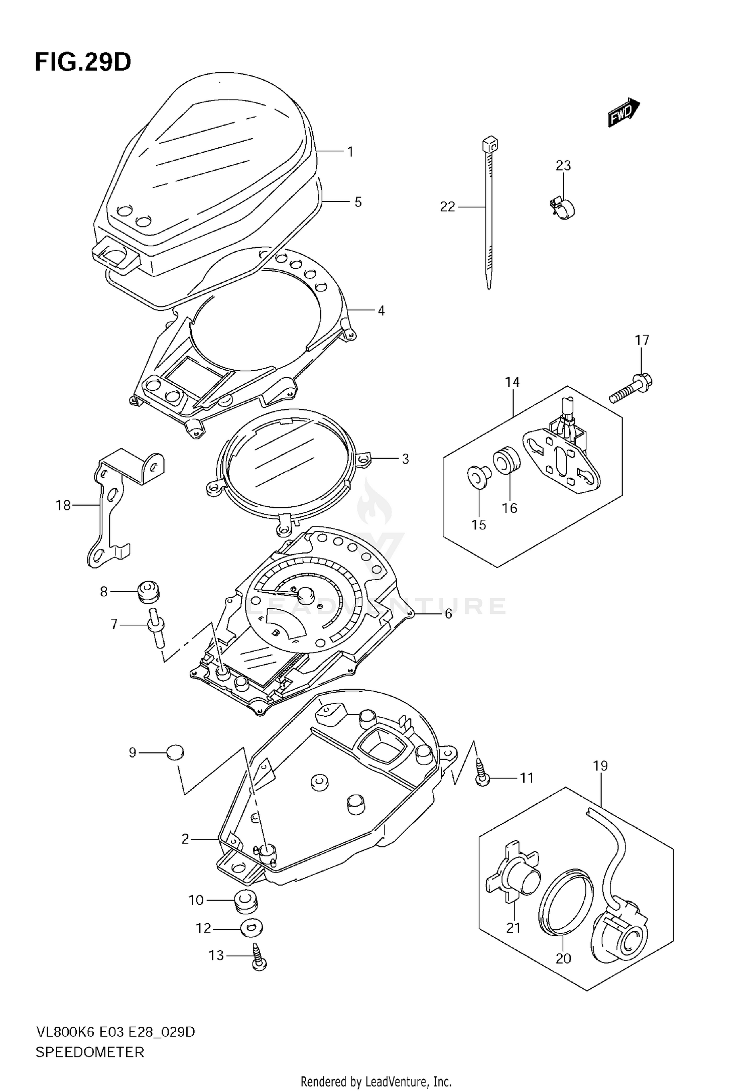 SPEEDOMETER (VL800CK9)