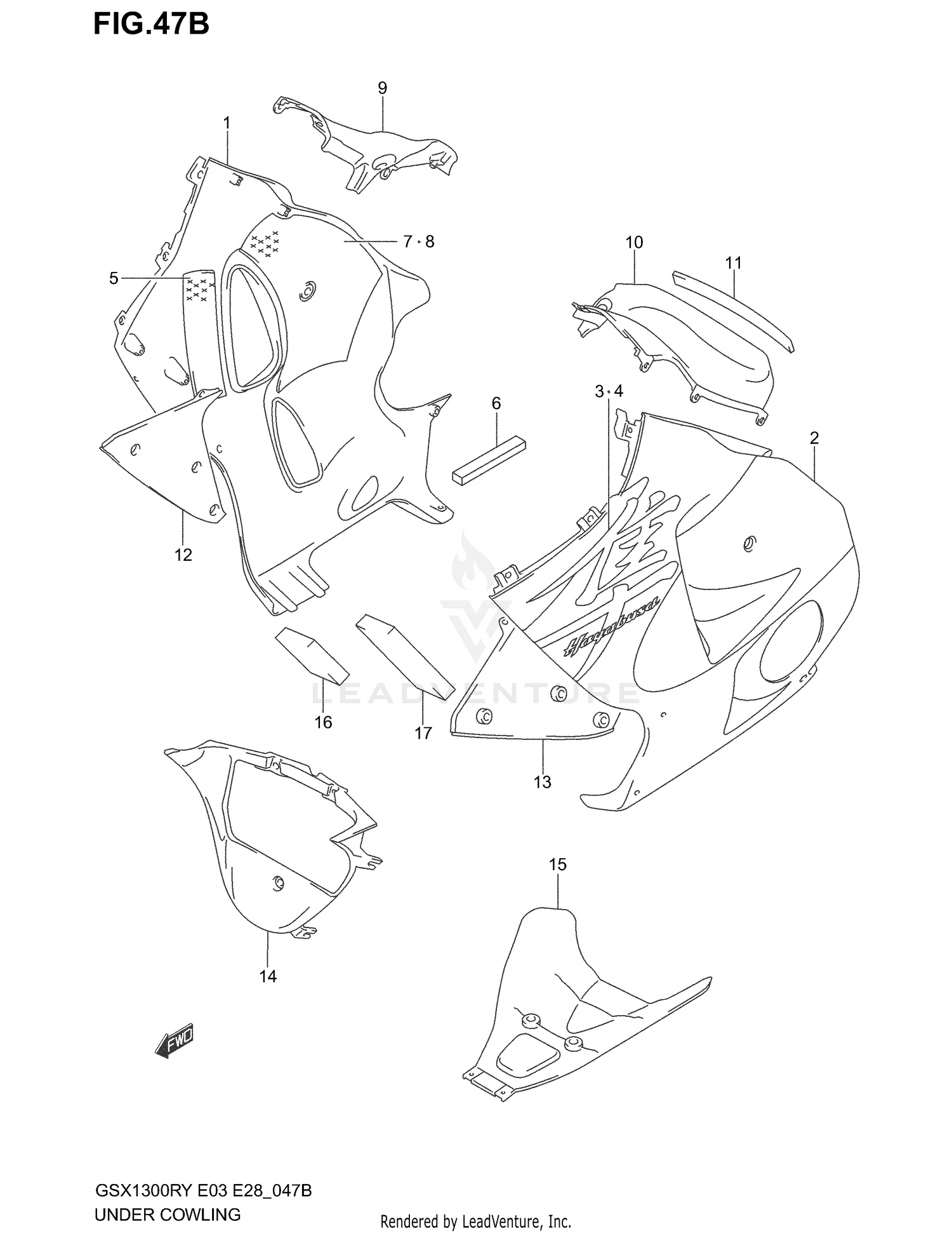 UNDER COWLING (MODEL K1)