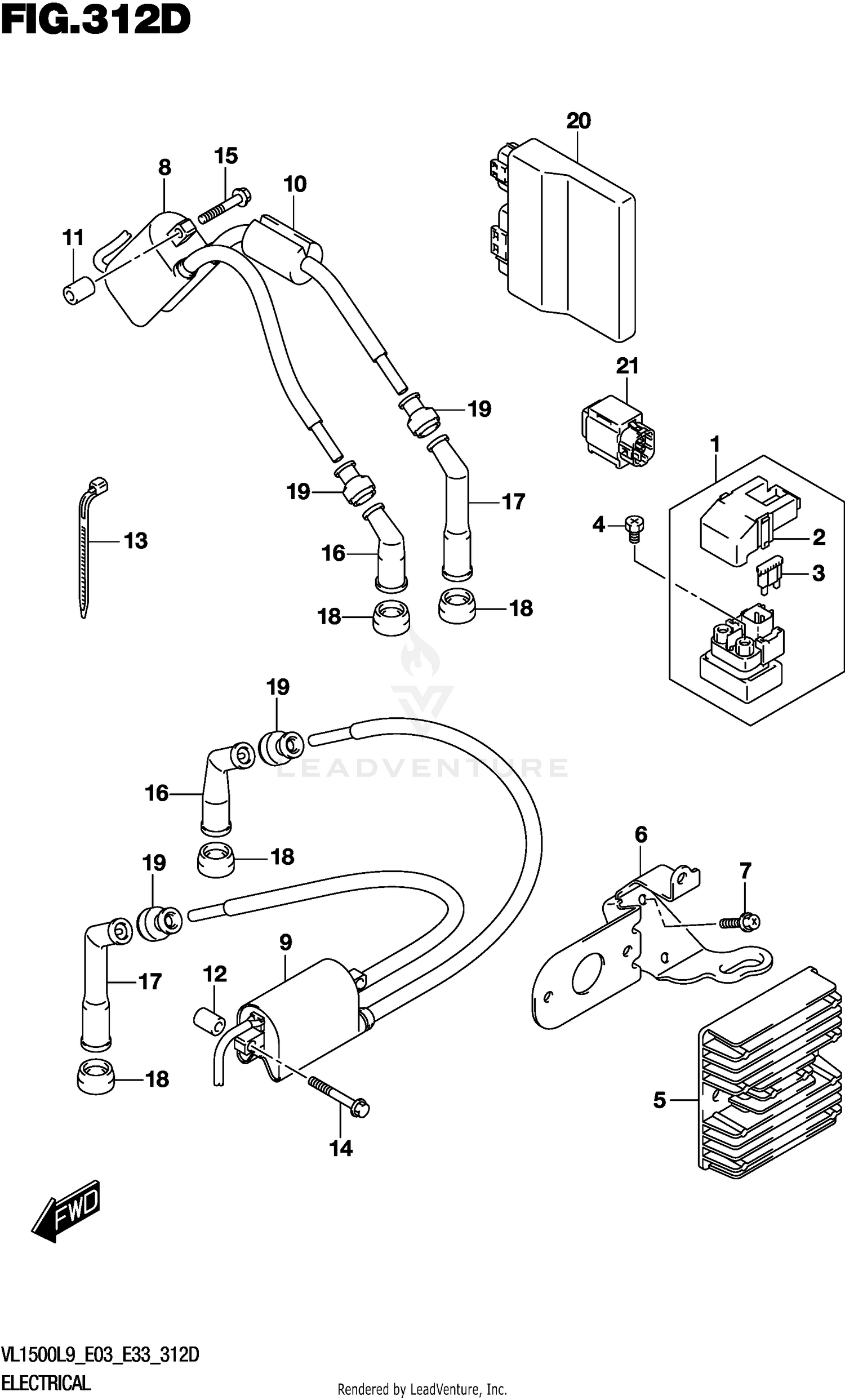 ELECTRICAL (VL1500TL9 E33)