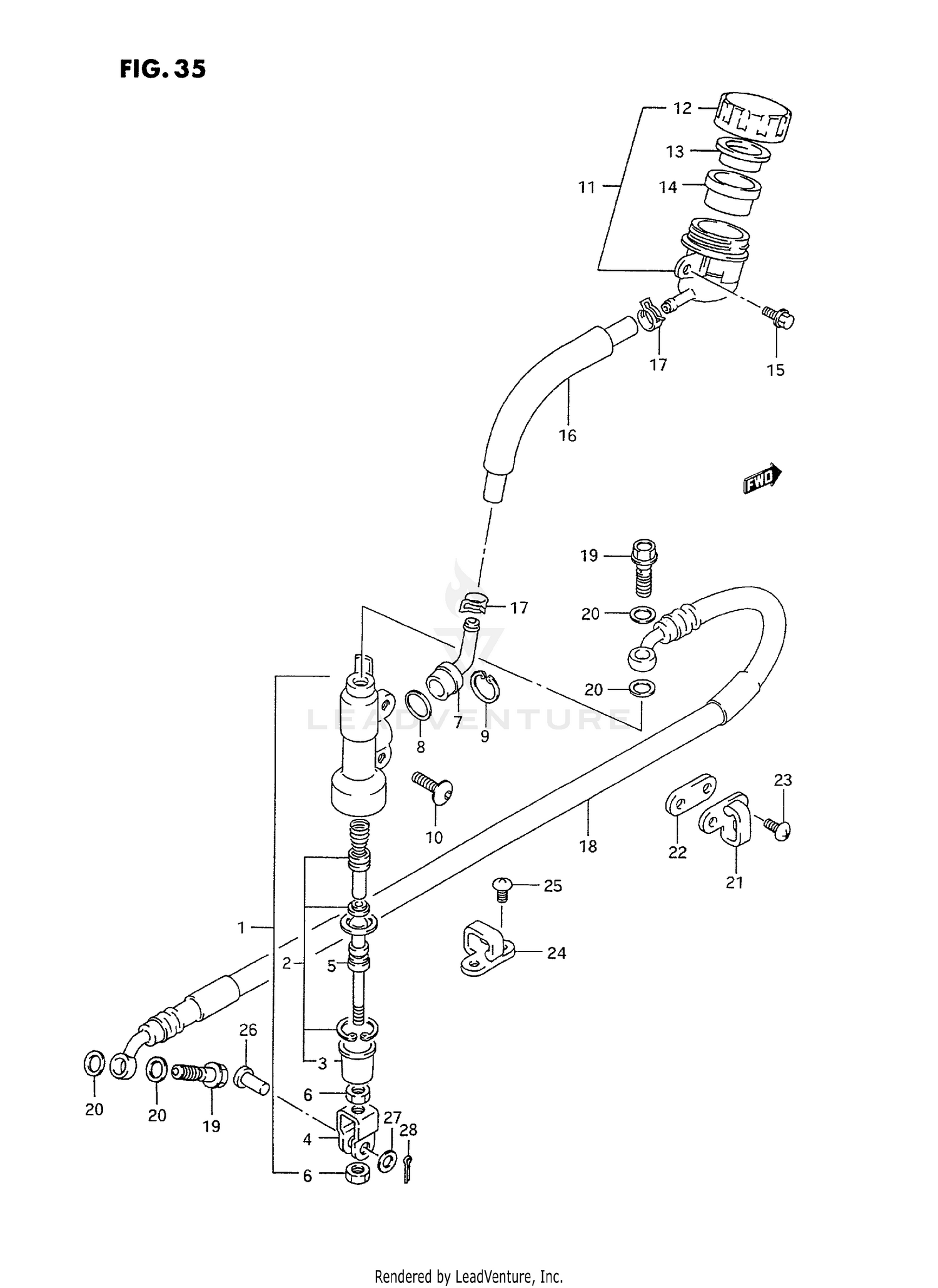 REAR MASTER CYLINDER