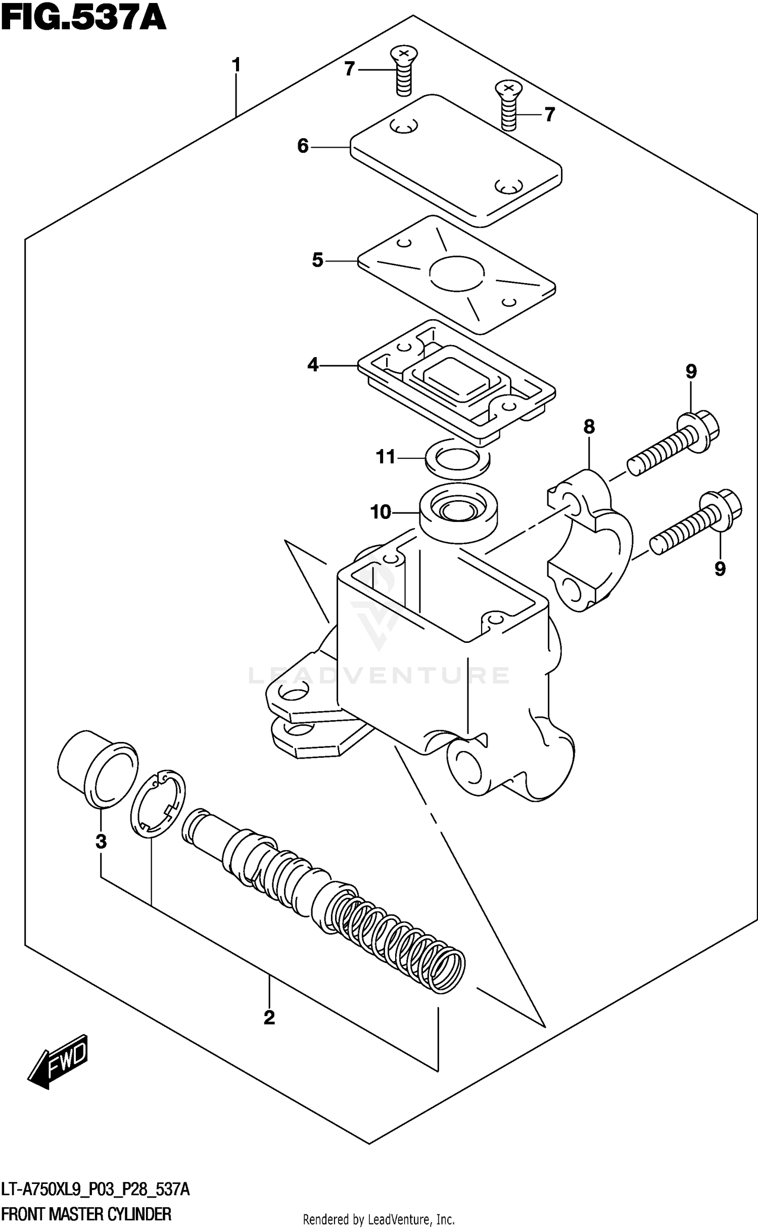 FRONT MASTER CYLINDER