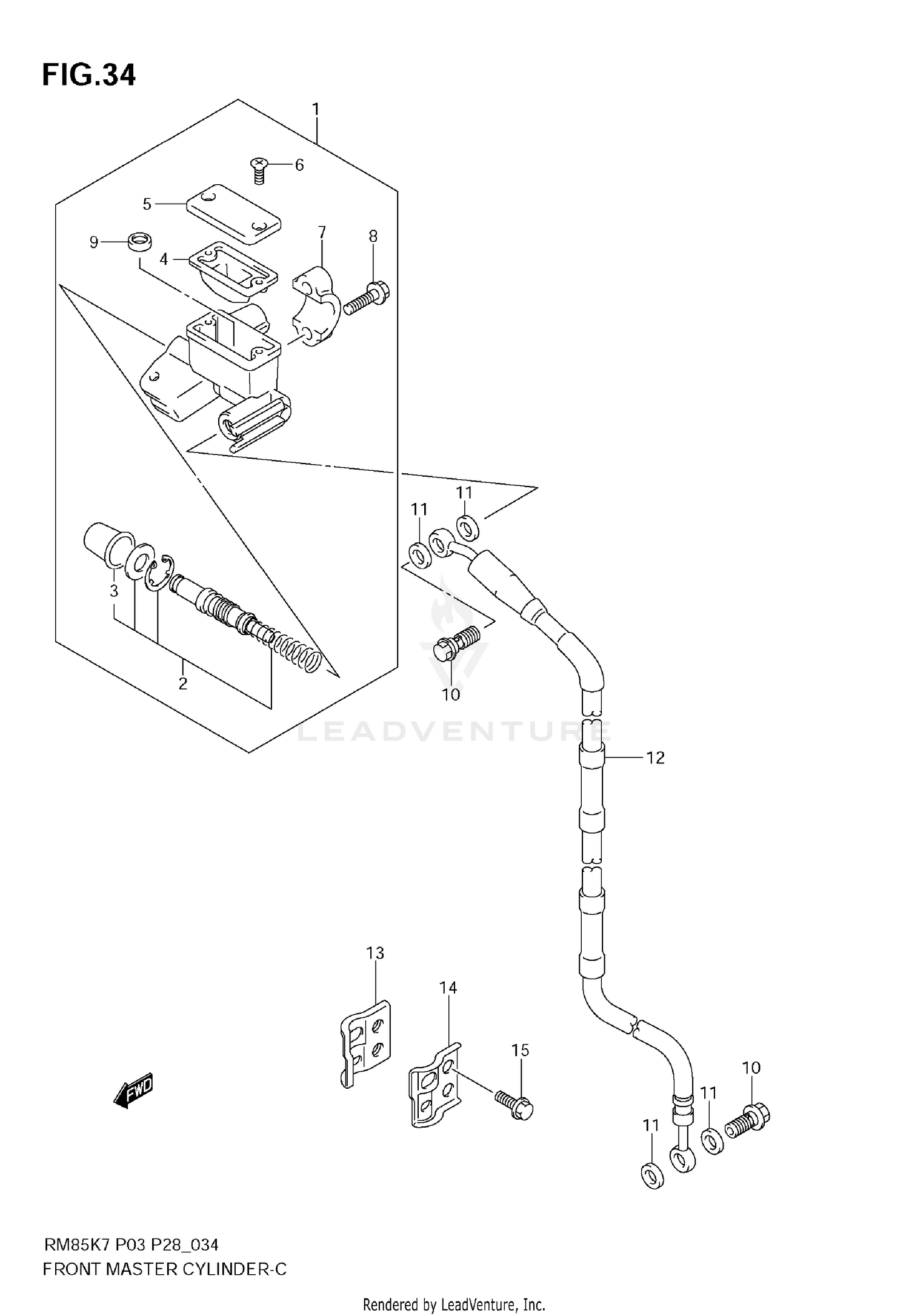 FRONT MASTER CYLINDER