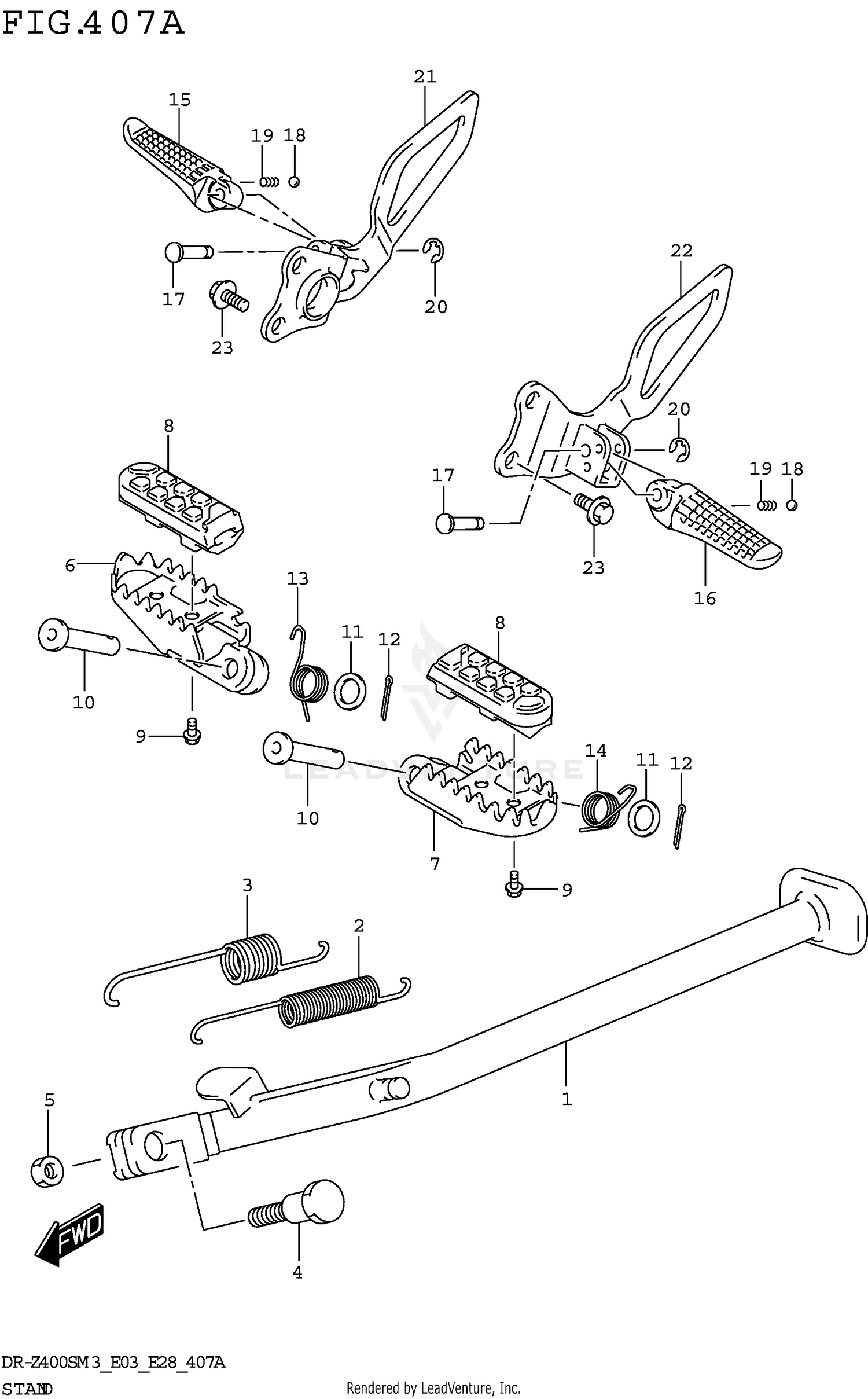 STAND (DR-Z400SM3 E03)