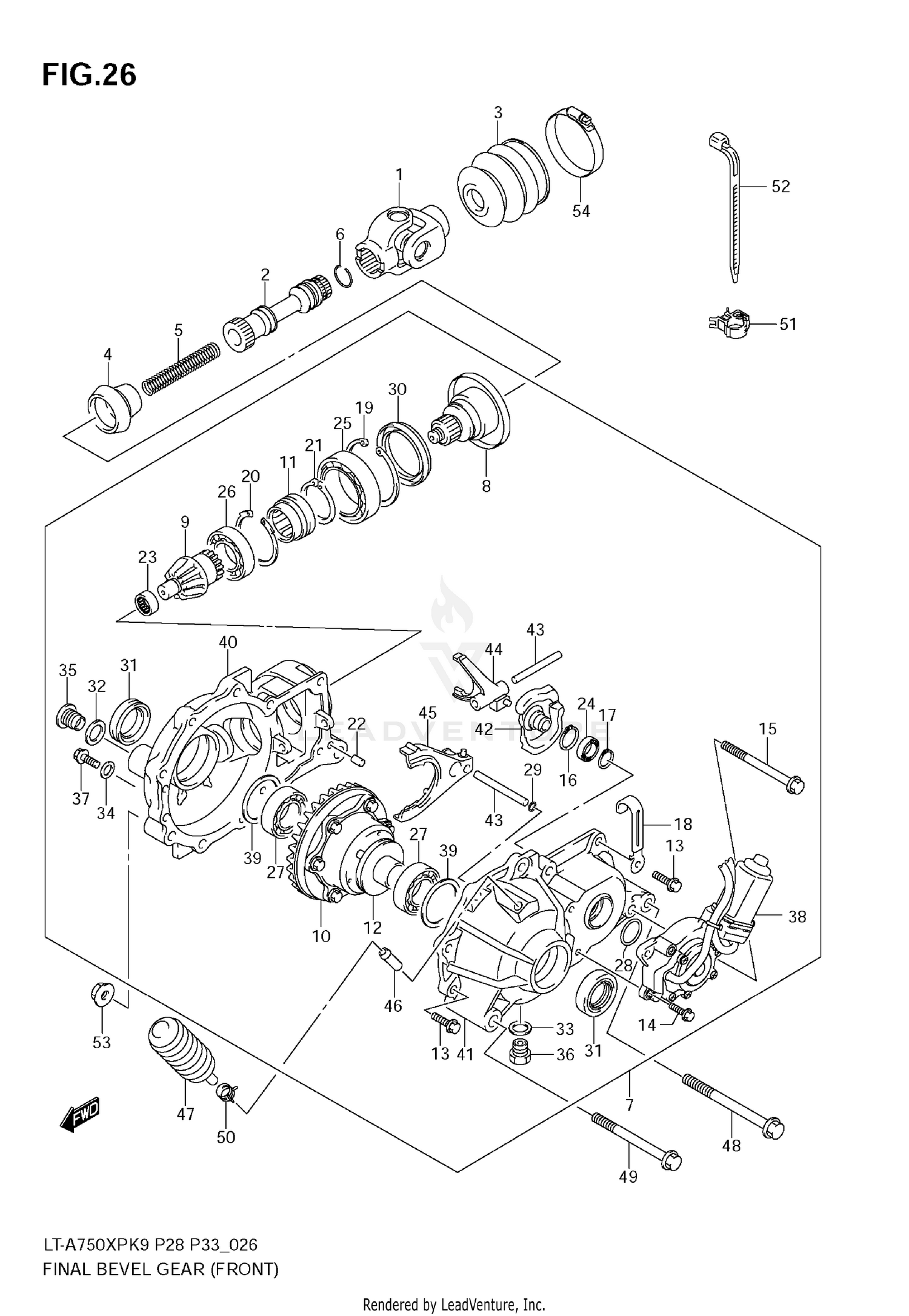 FINAL BEVEL GEAR (FRONT)