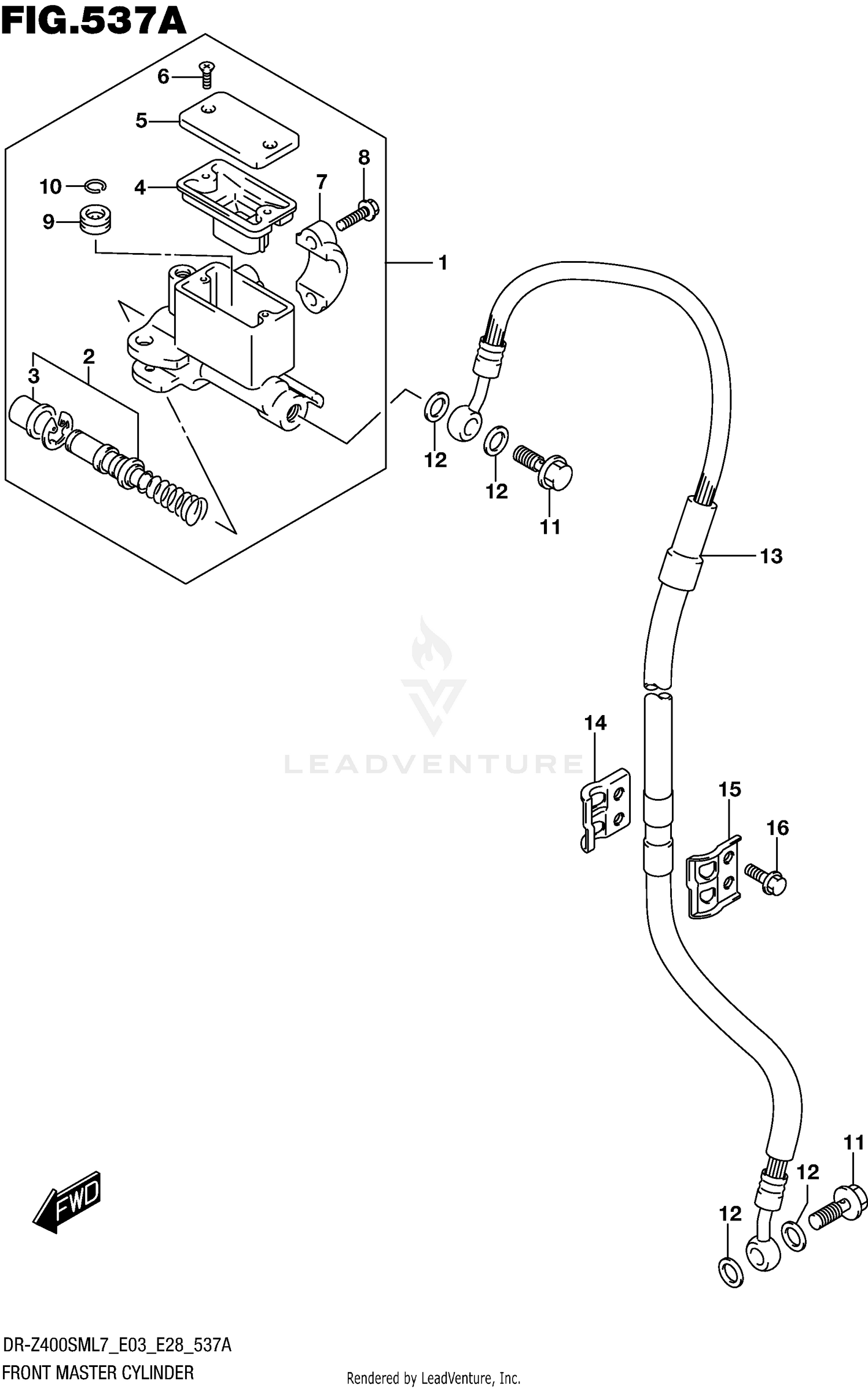 FRONT MASTER CYLINDER
