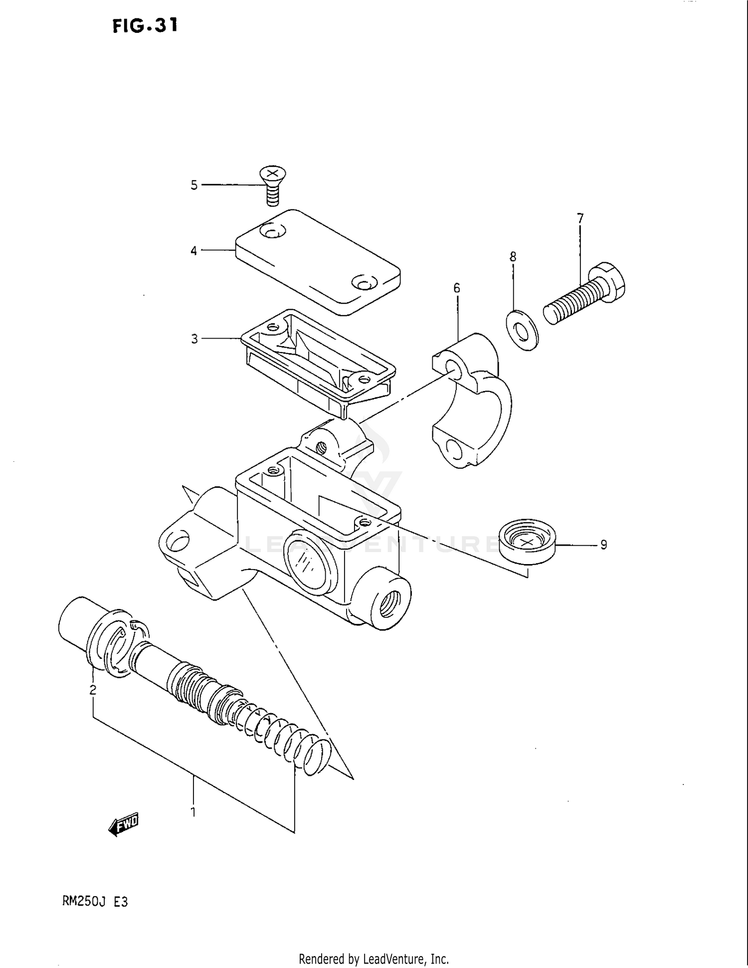FRONT MASTER CYLINDER