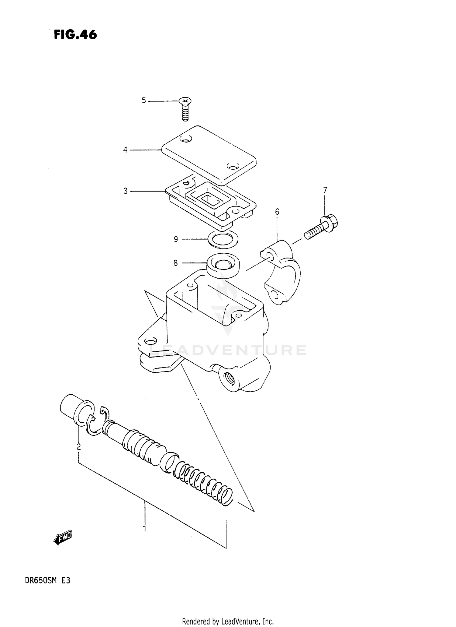 FRONT MASTER CYLINDER