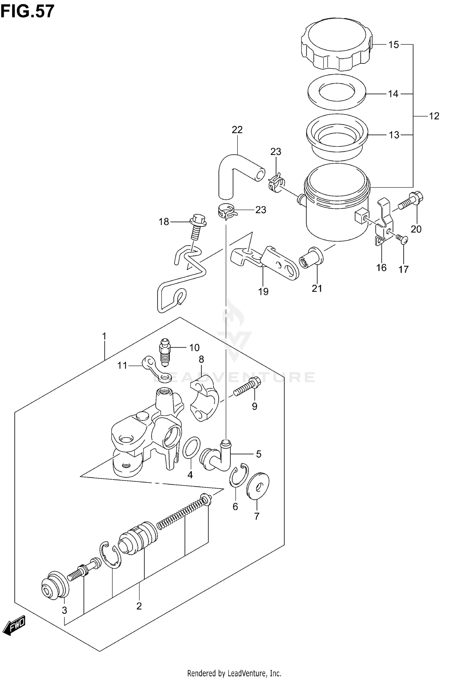FRONT MASTER CYLINDER