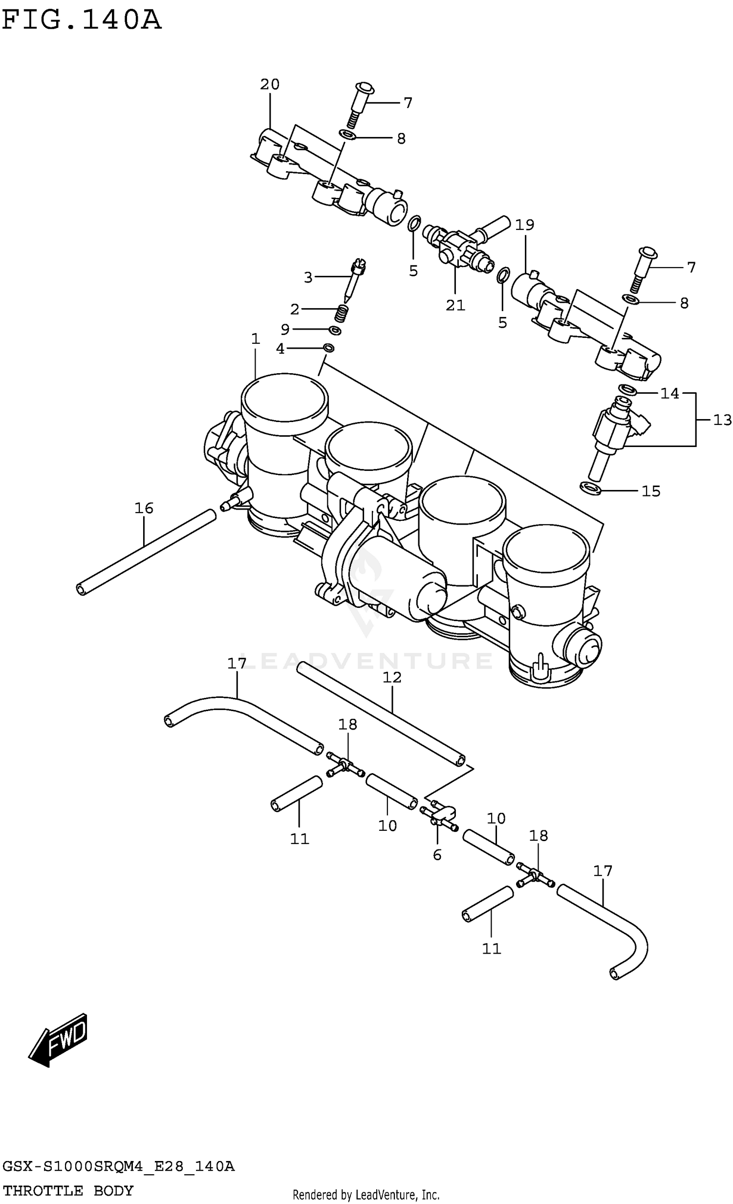 THROTTLE BODY (GSX-S1000SRQM4 E28)