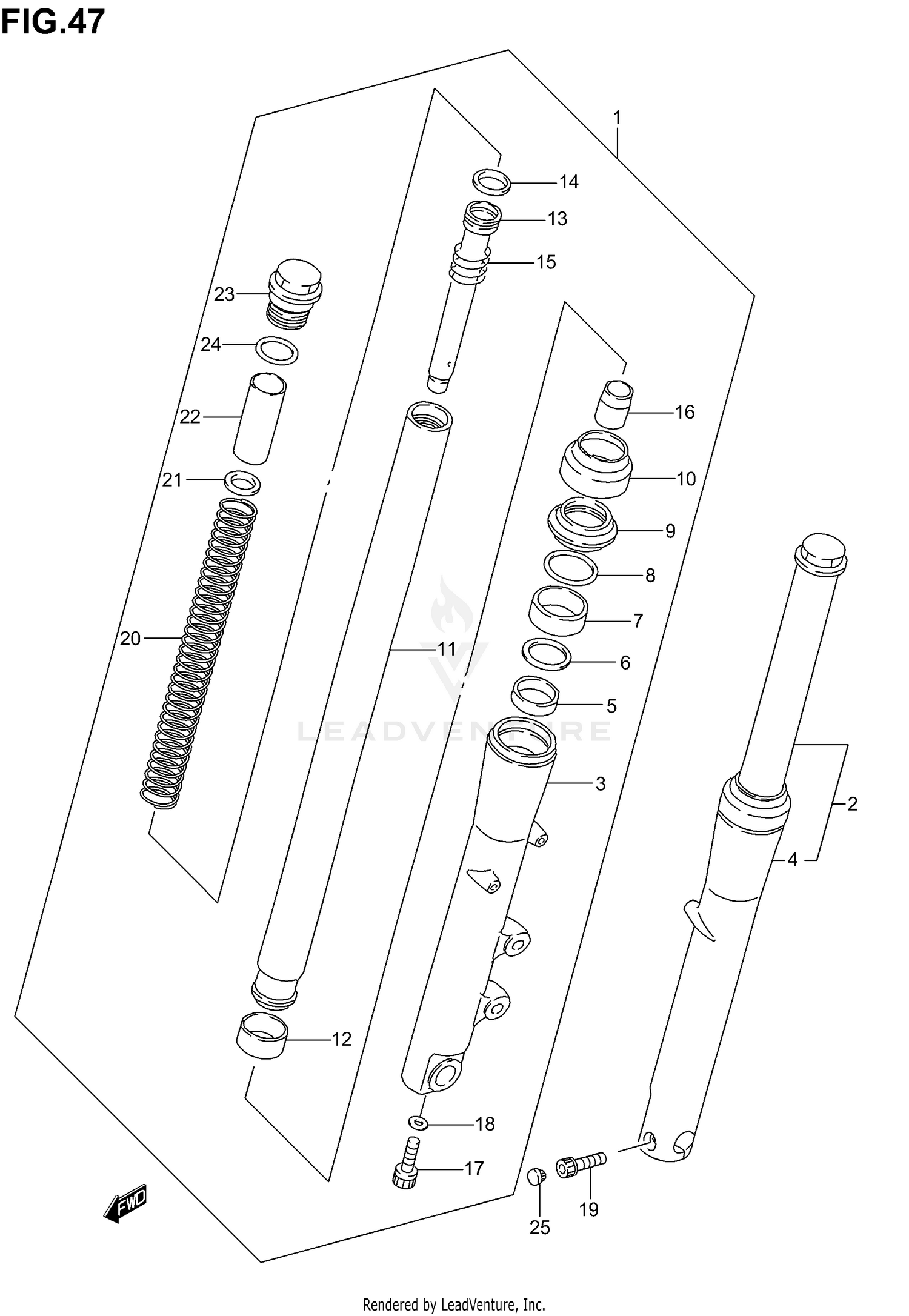 FRONT DAMPER (MODEL K1/K2/K3/K4)