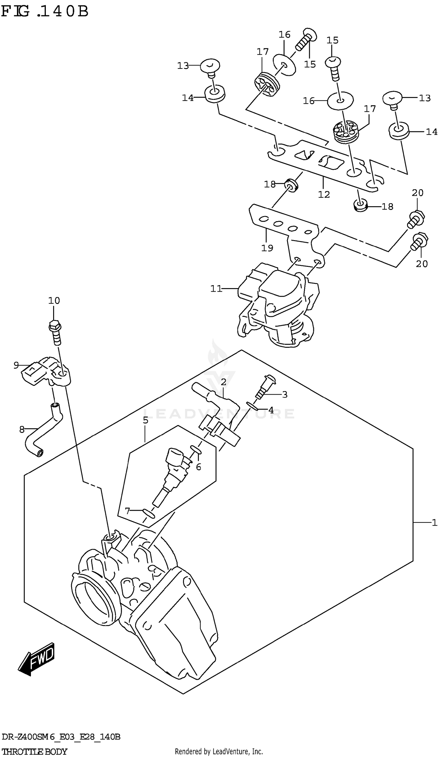 THROTTLE BODY (E33)