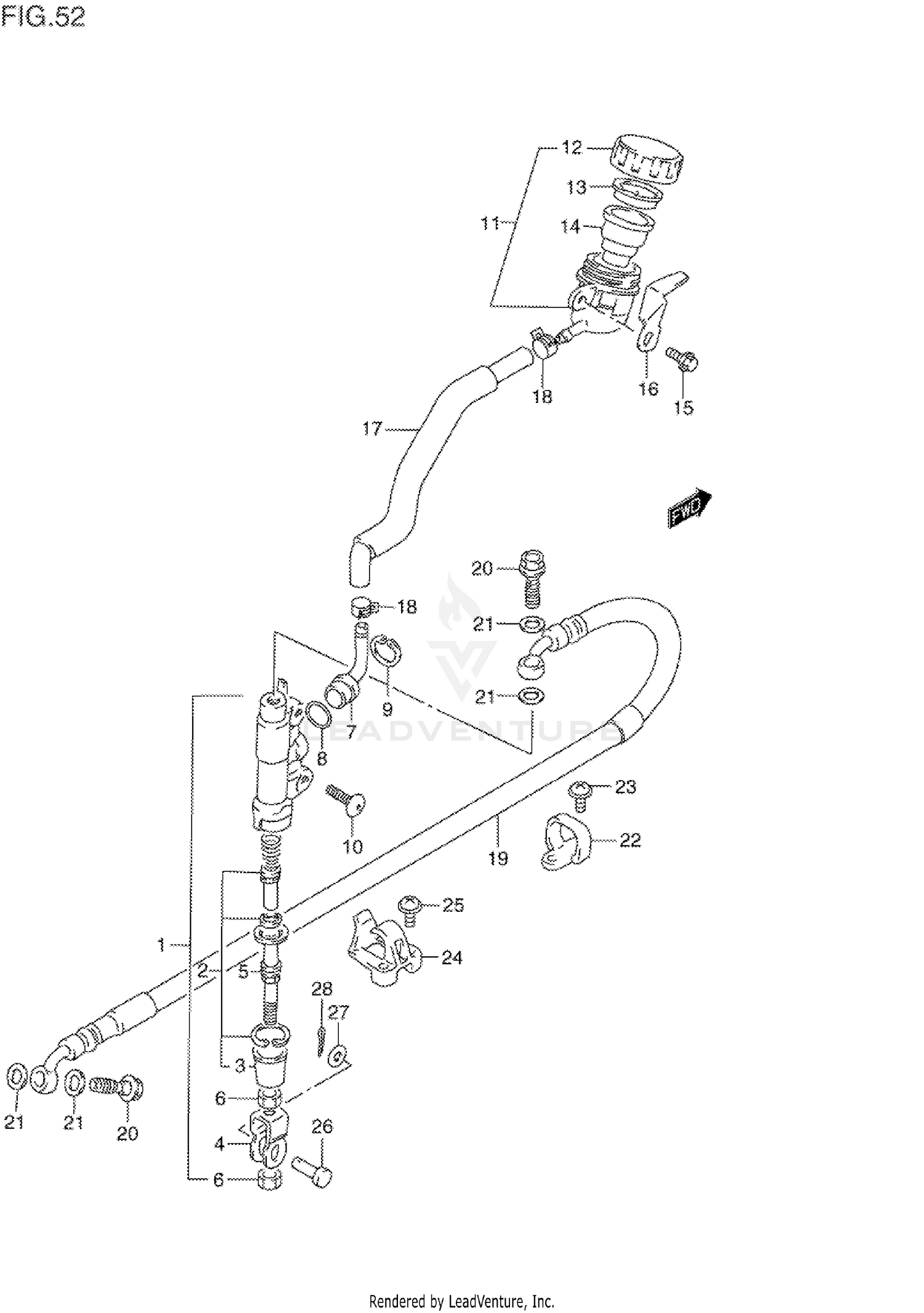 REAR MASTER CYLINDER