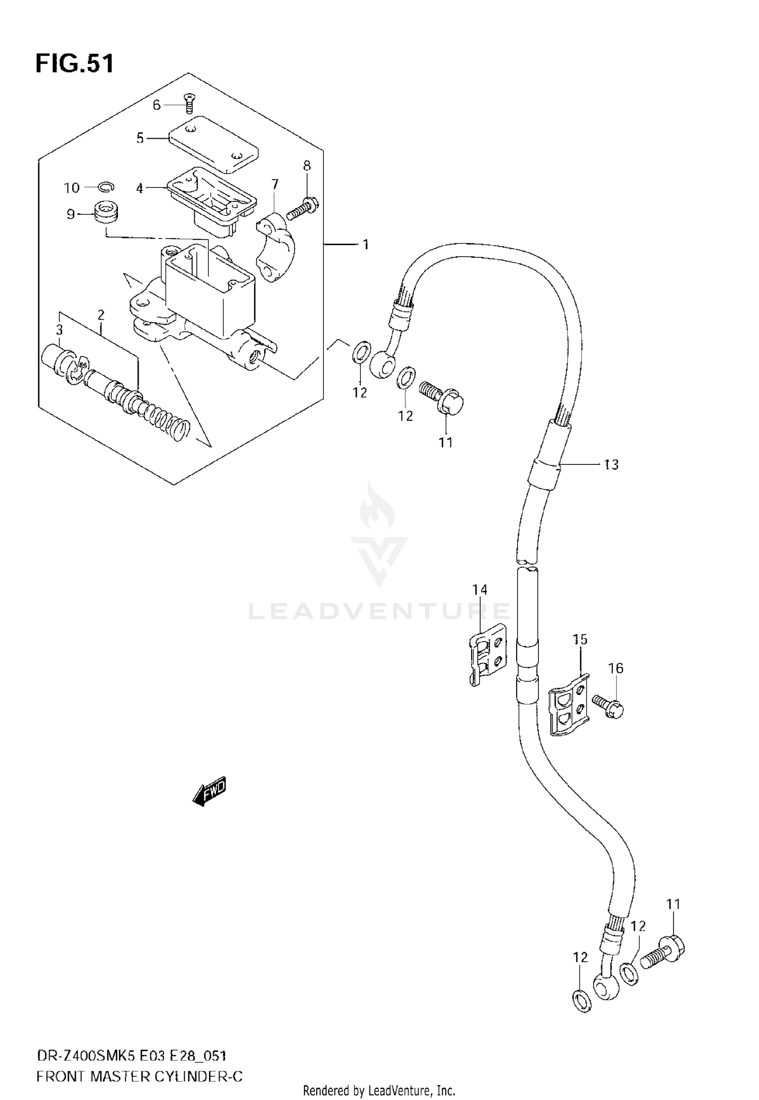 FRONT MASTER CYLINDER
