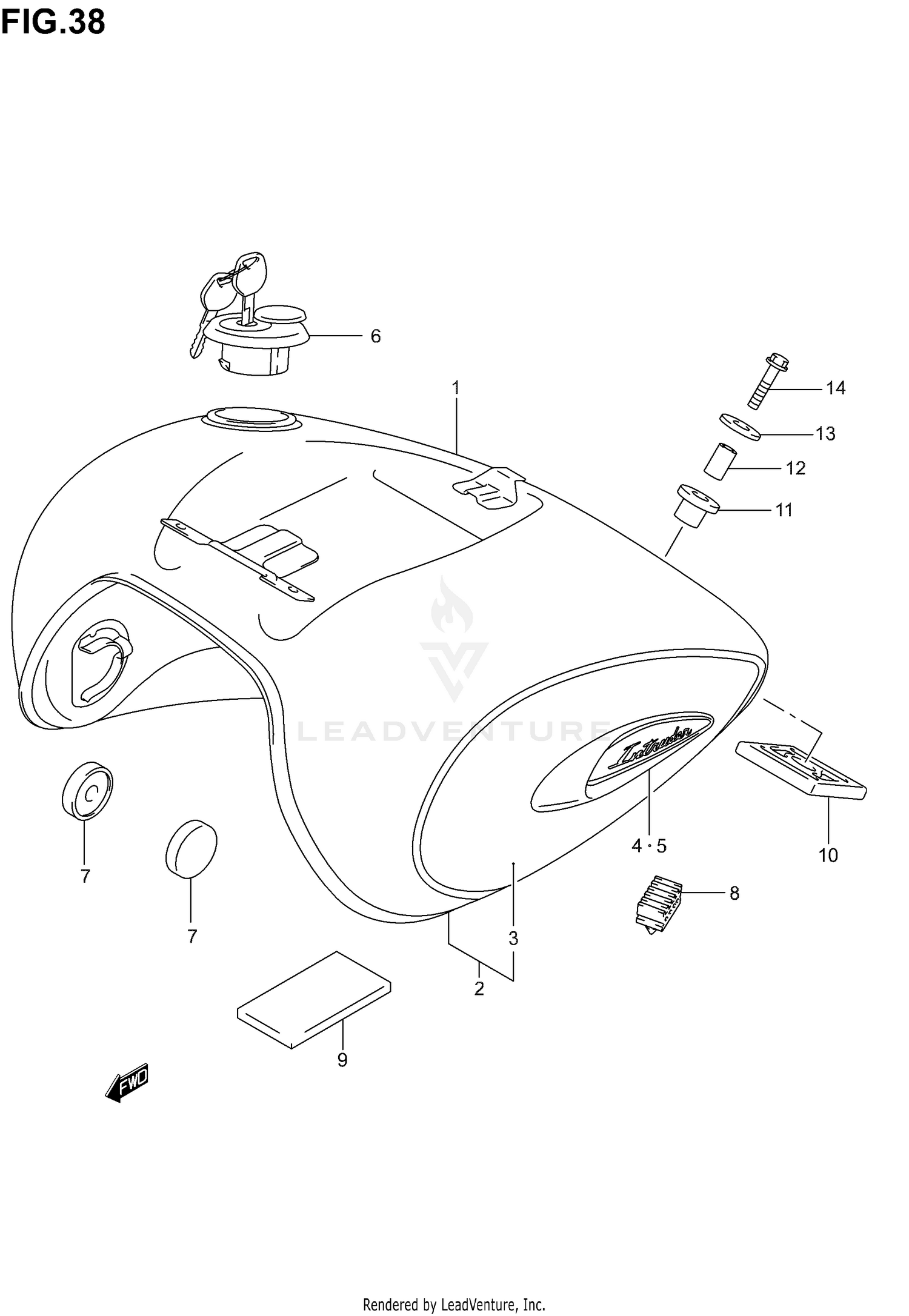 FUEL TANK (MODEL K1)