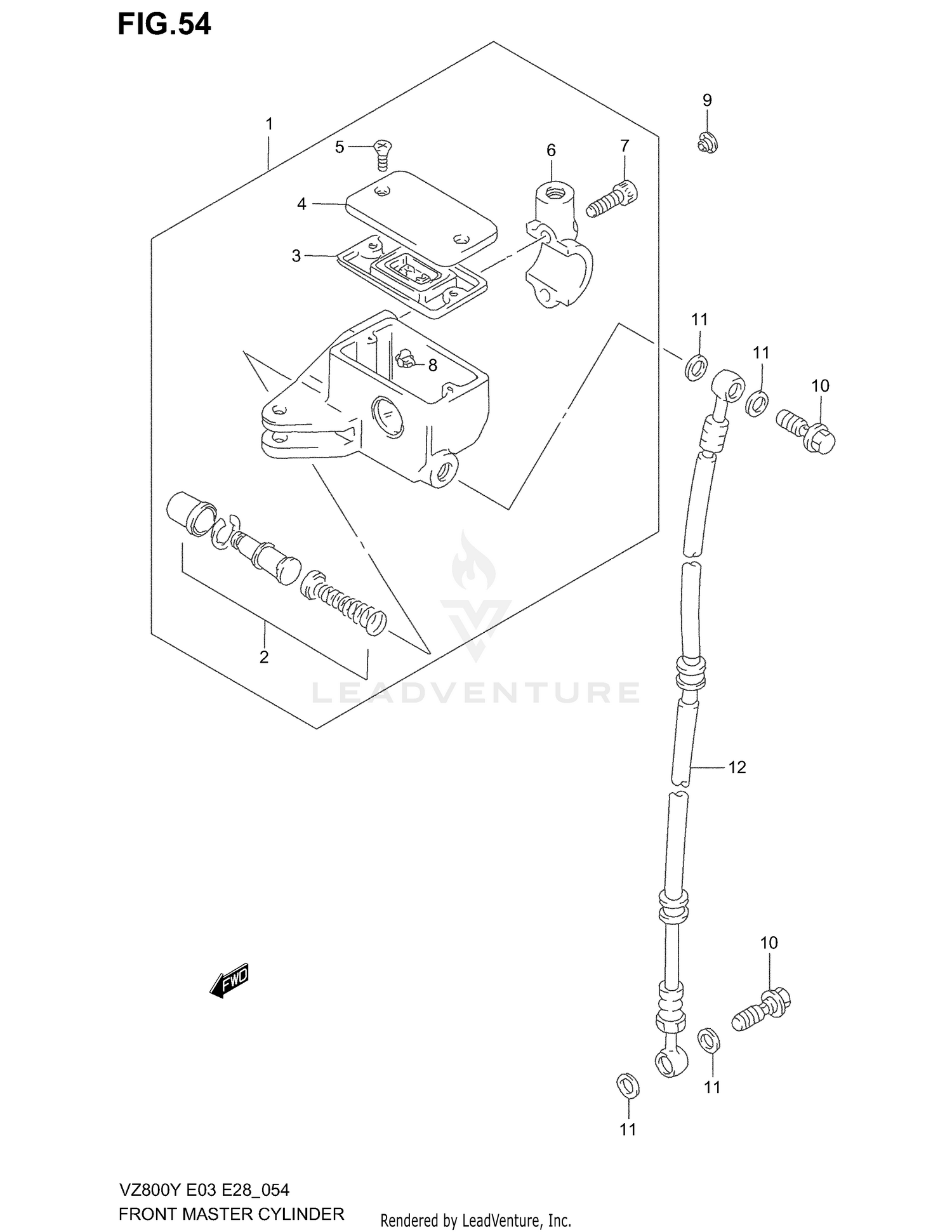 FRONT MASTER CYLINDER