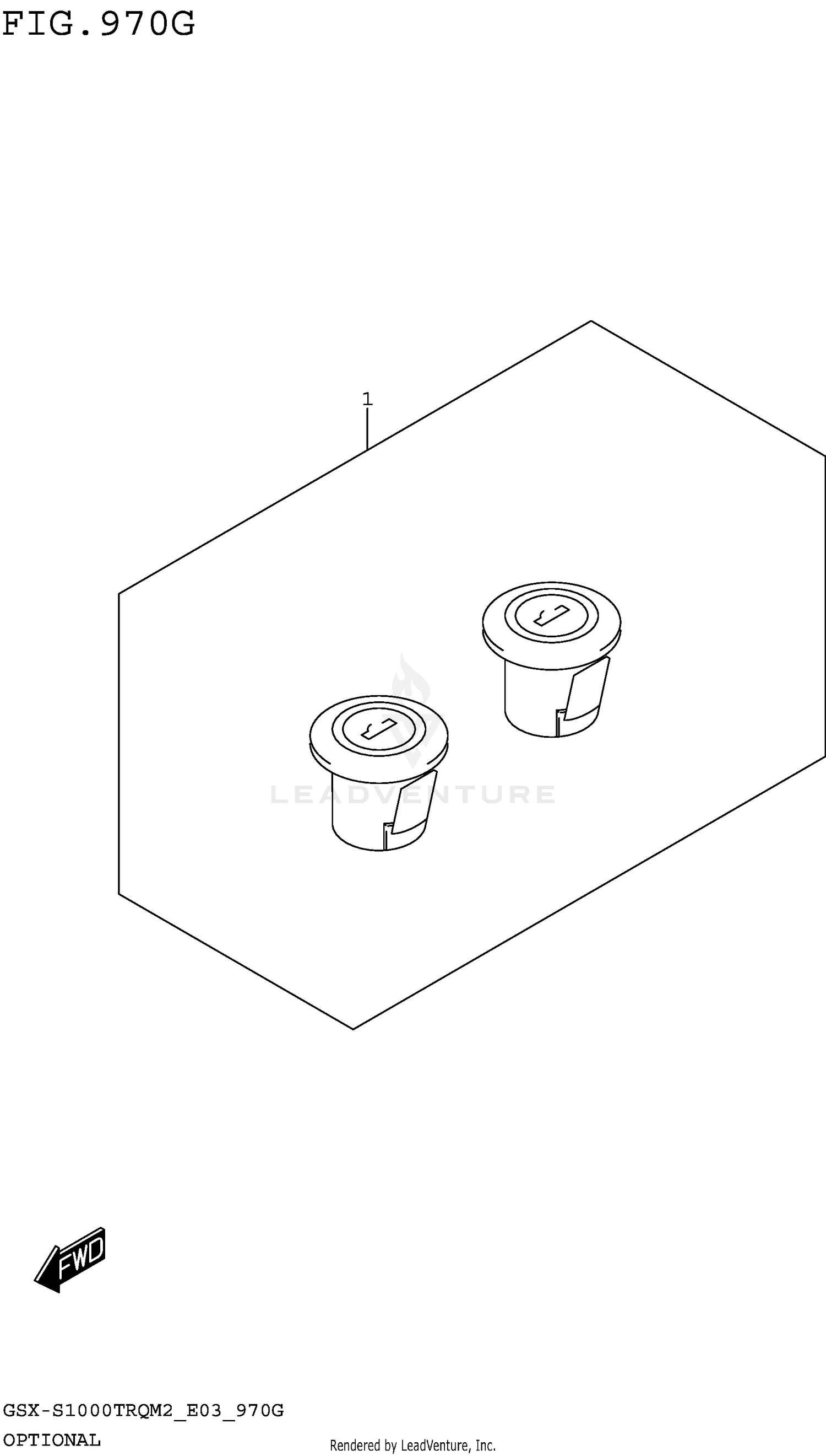 OPTIONAL (SIDE CASE LOCK SET)