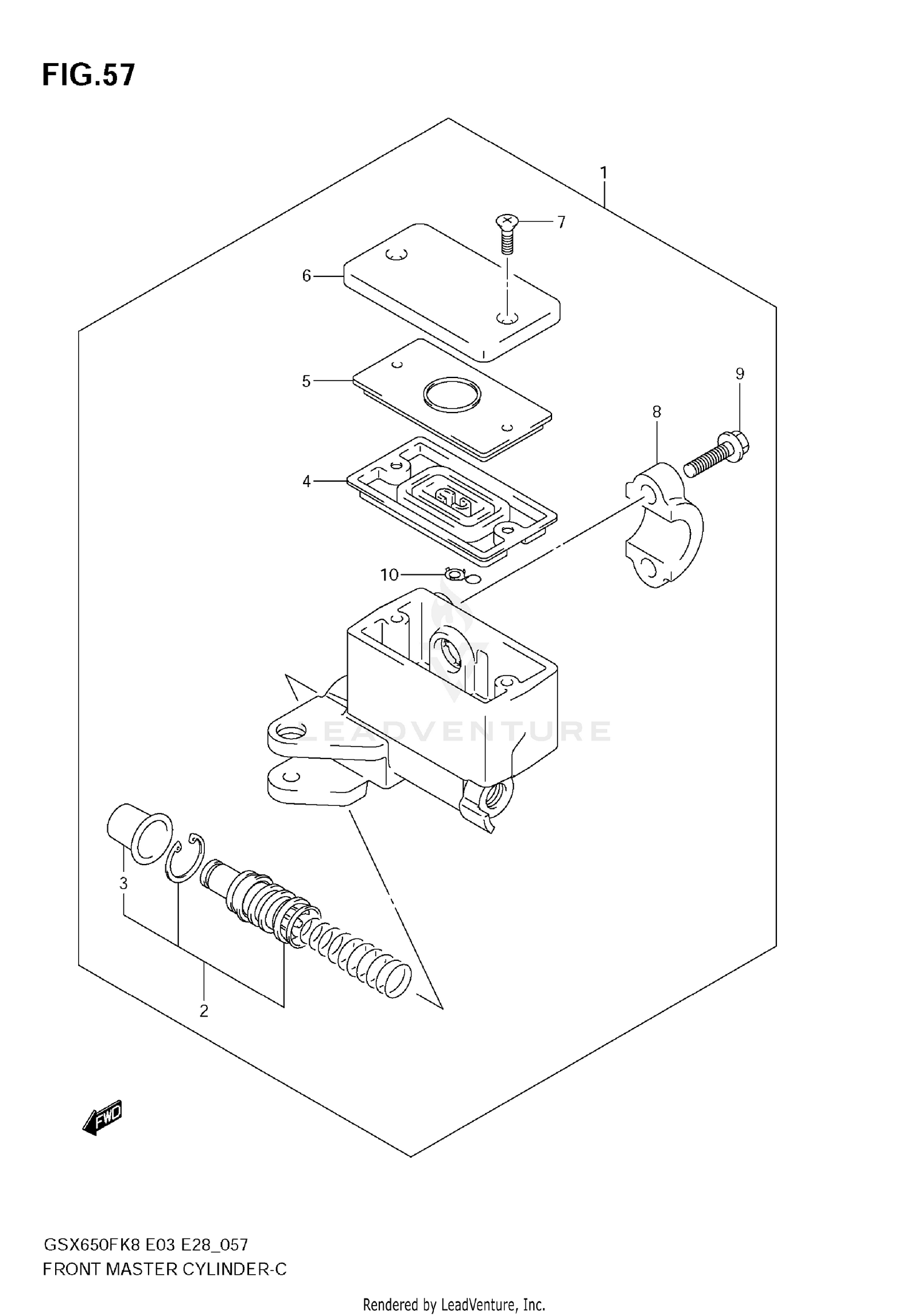 FRONT MASTER CYLINDER