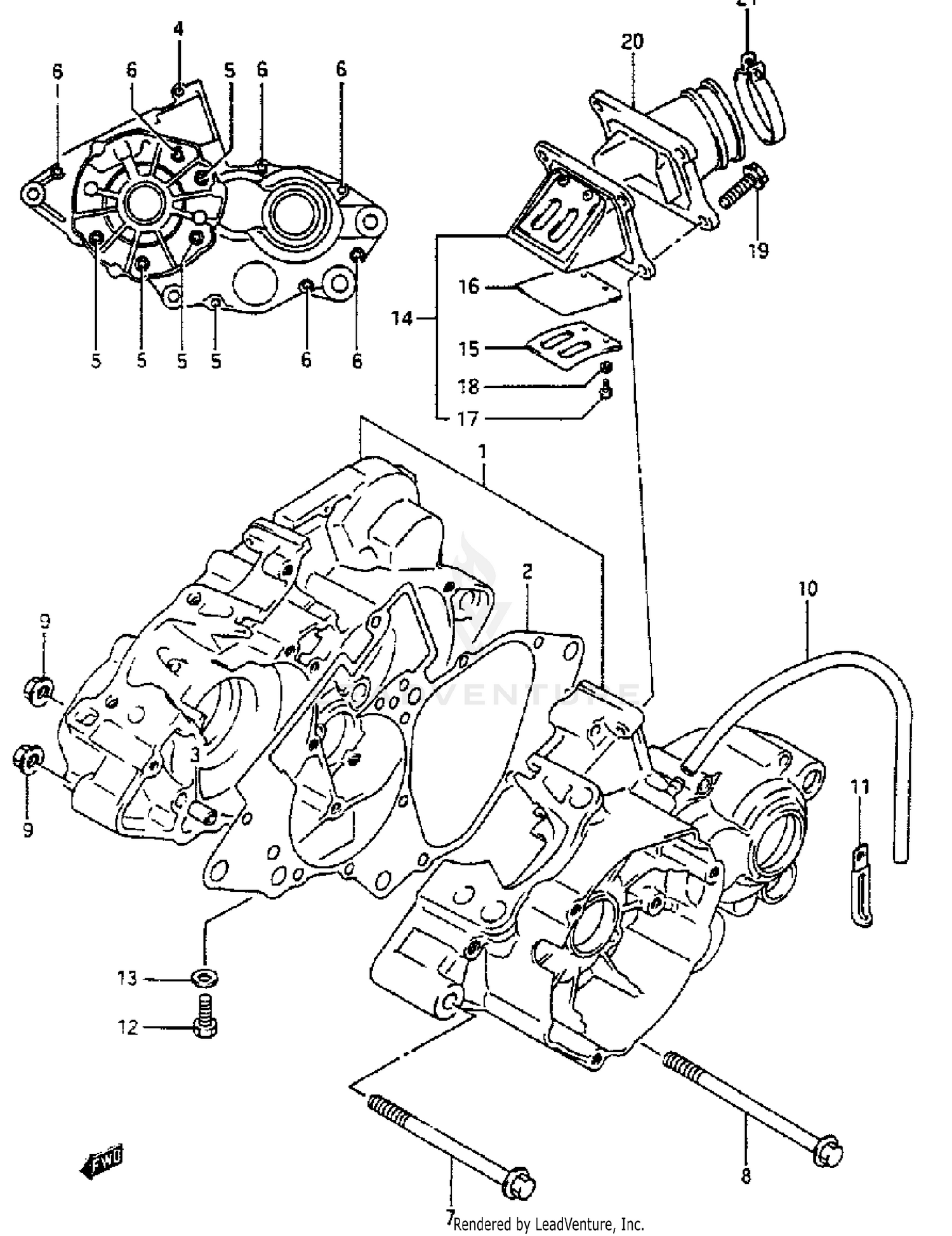 CRANKCASE (MODEL K)