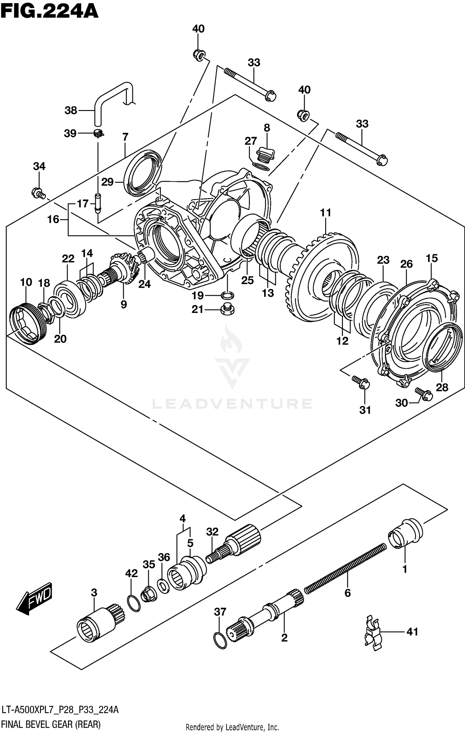 FINAL BEVEL GEAR (REAR)