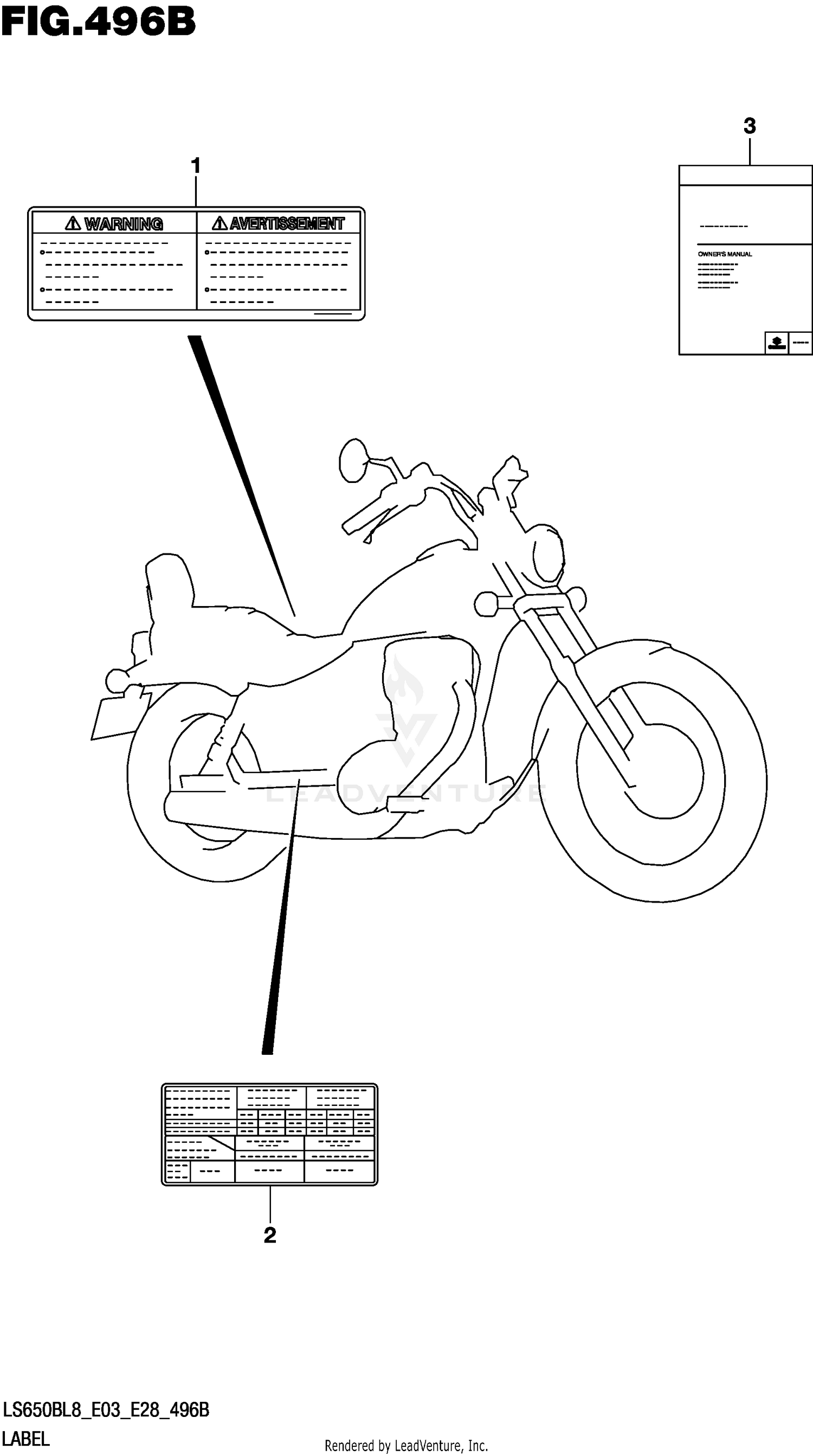 LABEL (LS650BL8 E28)