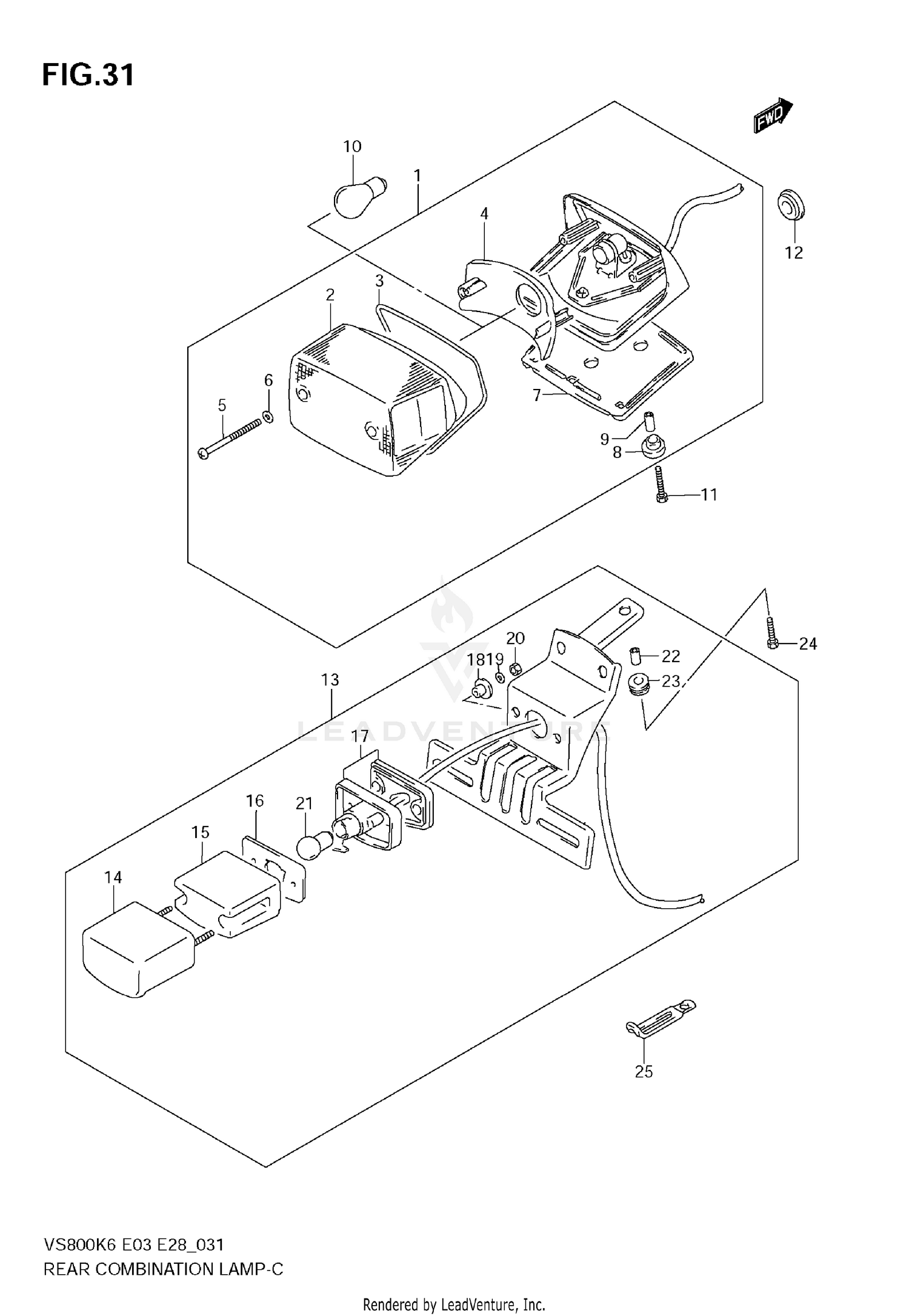 REAR COMBINATION LAMP