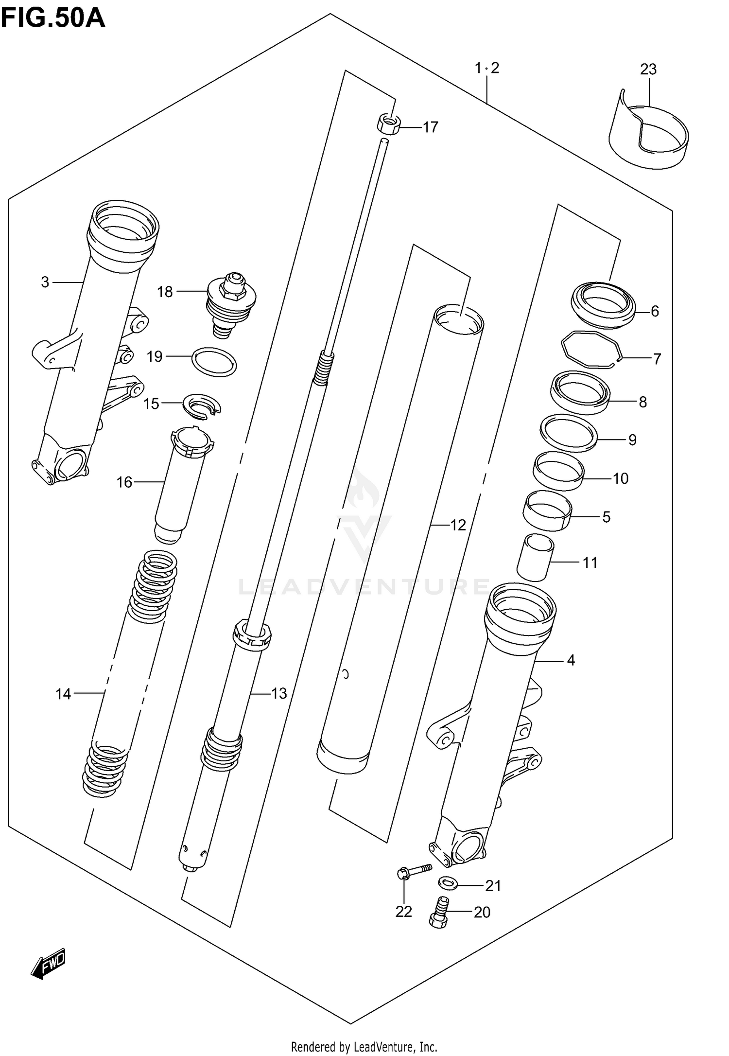 FRONT DAMPER (MODEL K5)
