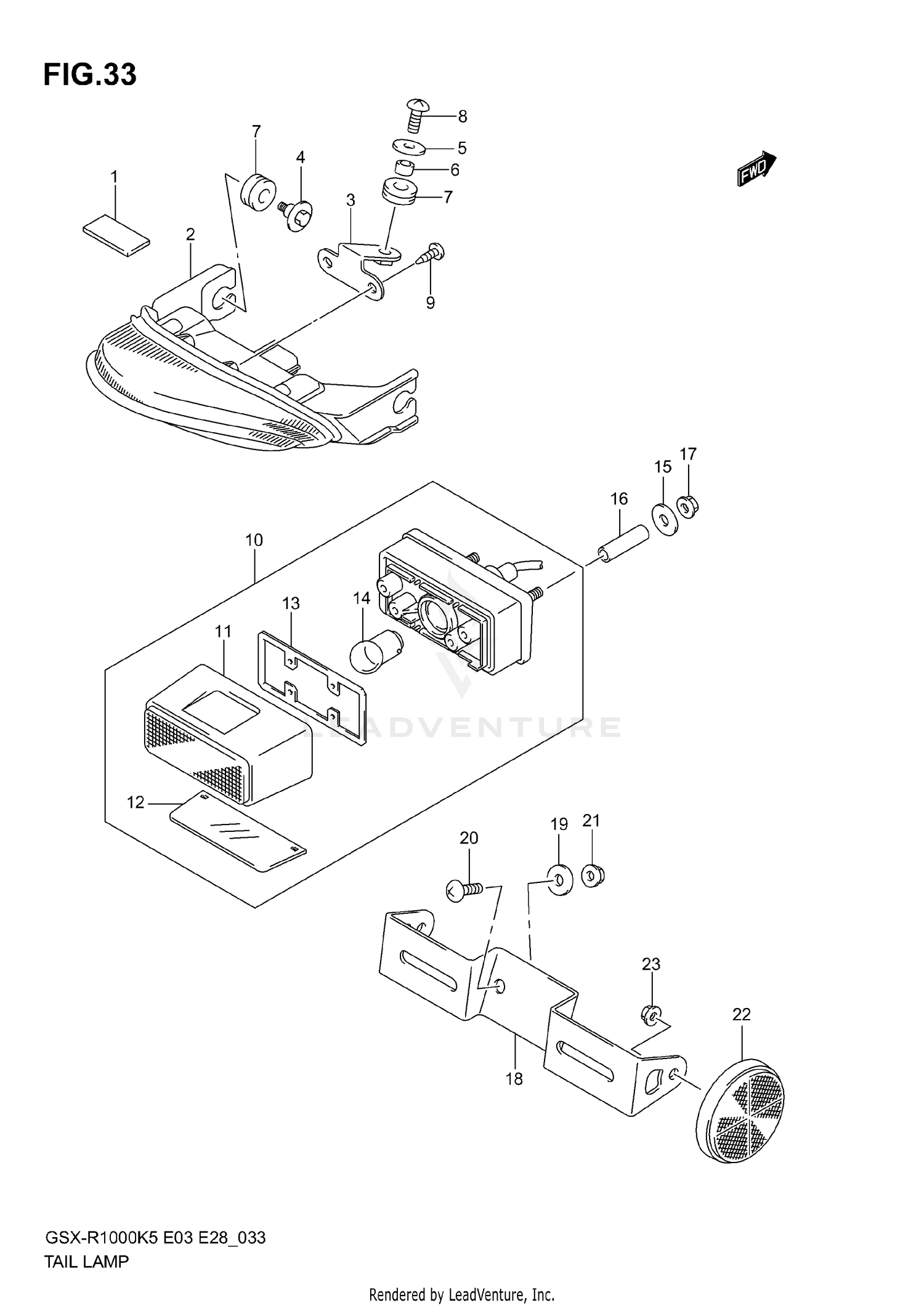 REAR COMBINATION LAMP