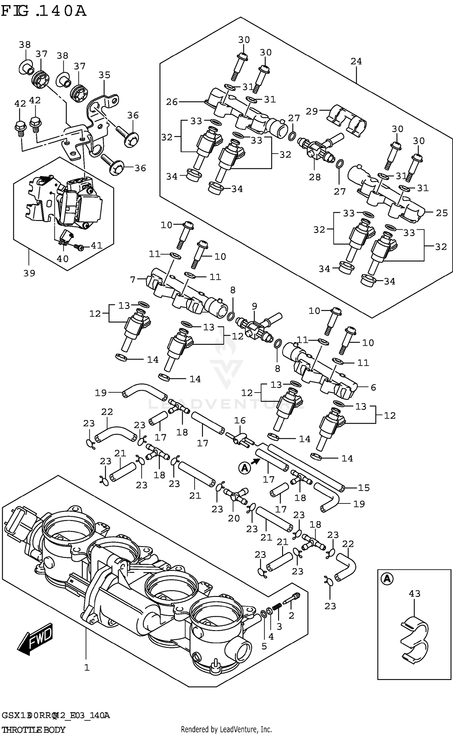 THROTTLE BODY (E33)