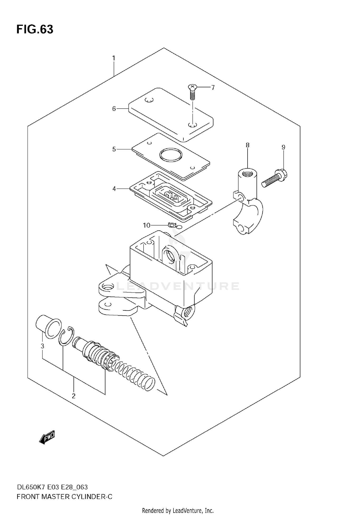 FRONT MASTER CYLINDER