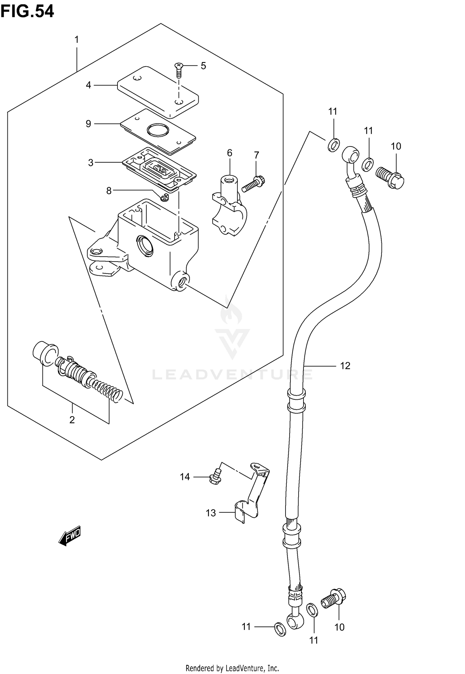 FRONT MASTER CYLINDER