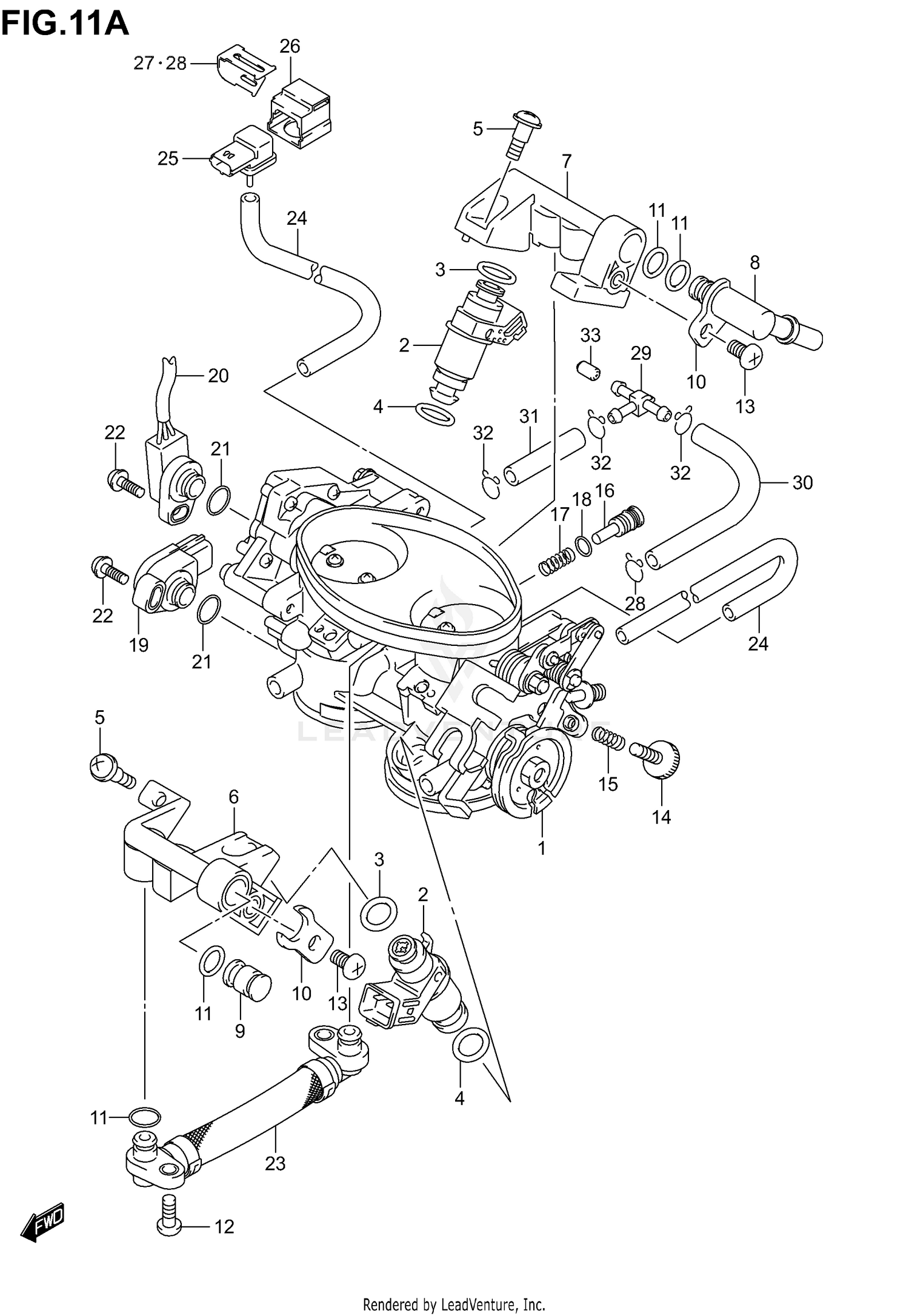 THROTTLE BODY (MODEL K5)