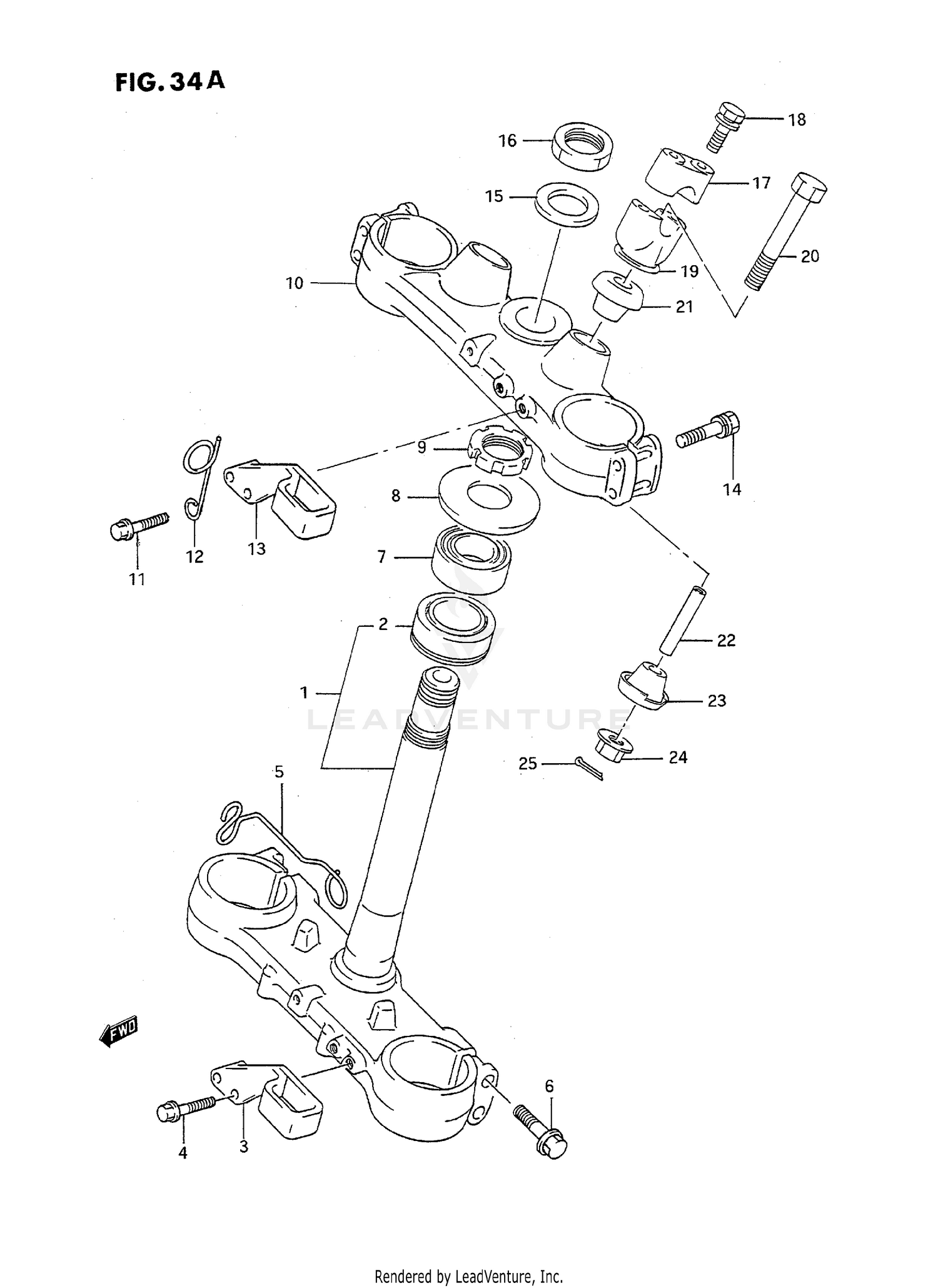 STEERING STEM (MODEL M/N)