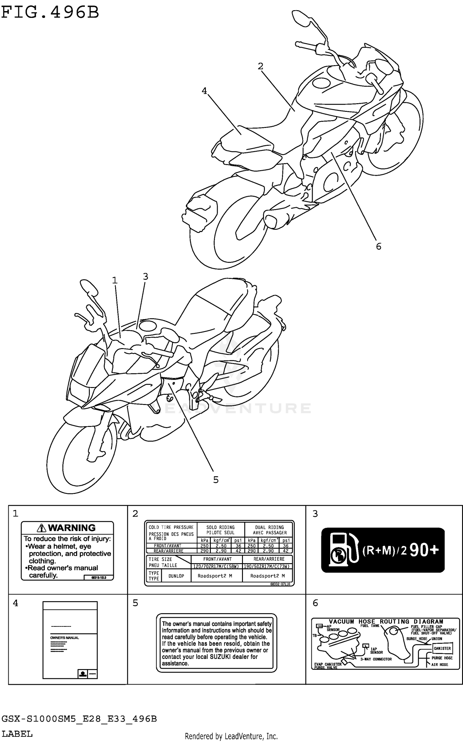 LABEL (GSX-S1000SRQM5_E33)
