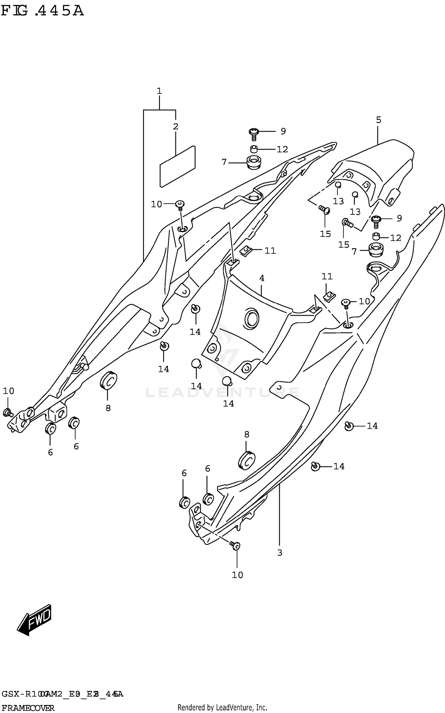 FRAME COVER (GSX-R1000A)