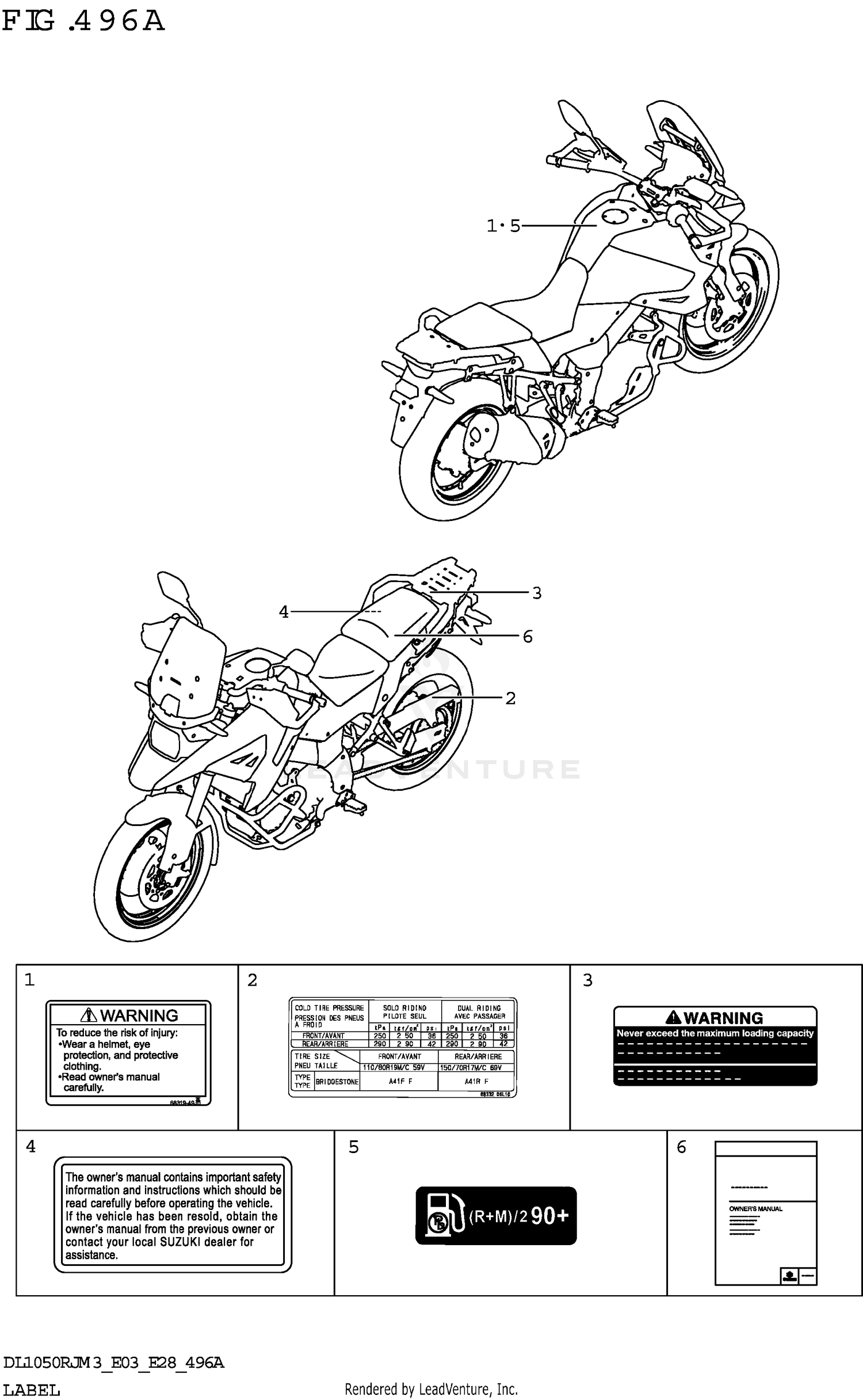 LABEL (DL1050RR:E03)
