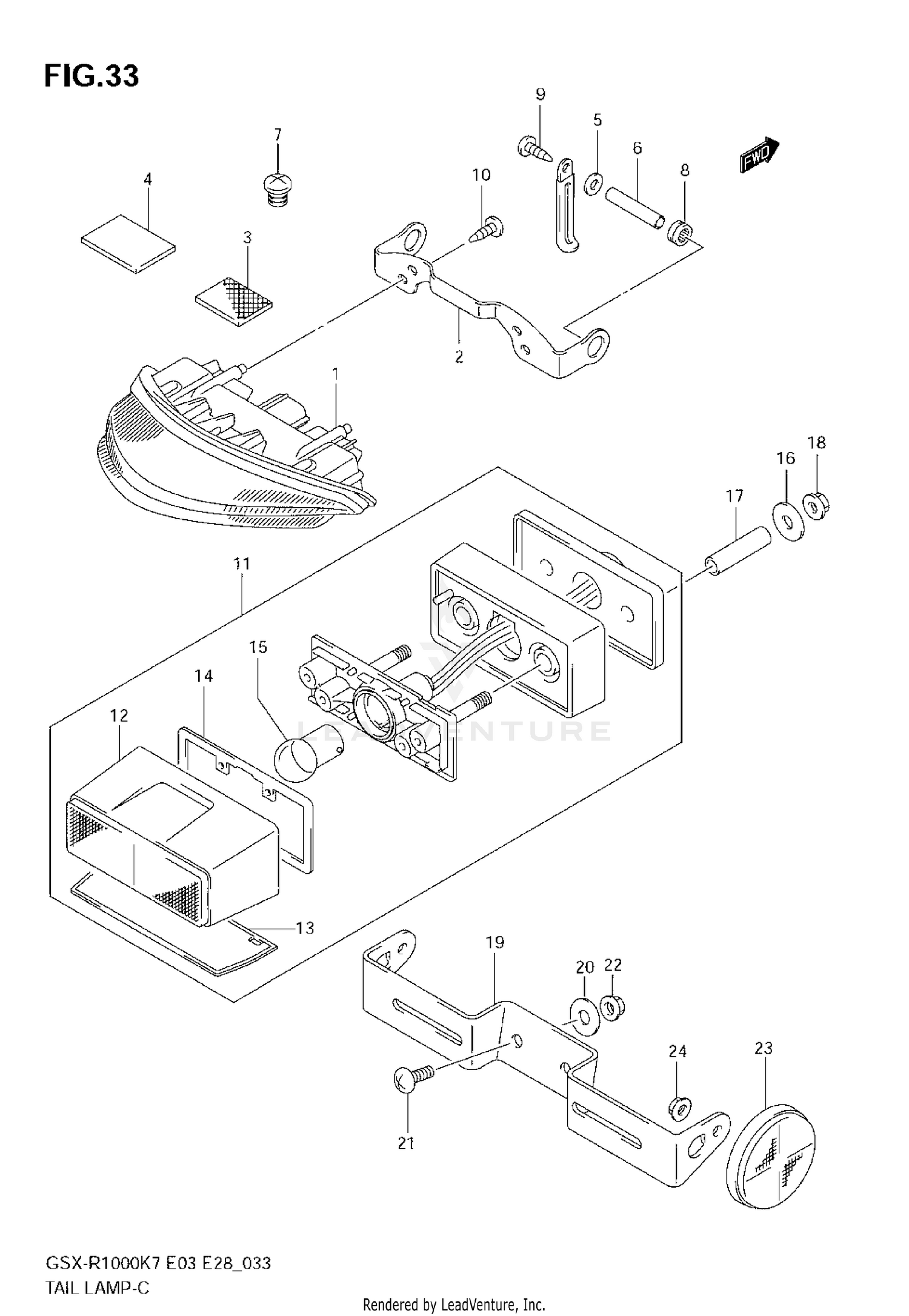 REAR COMBINATION LAMP