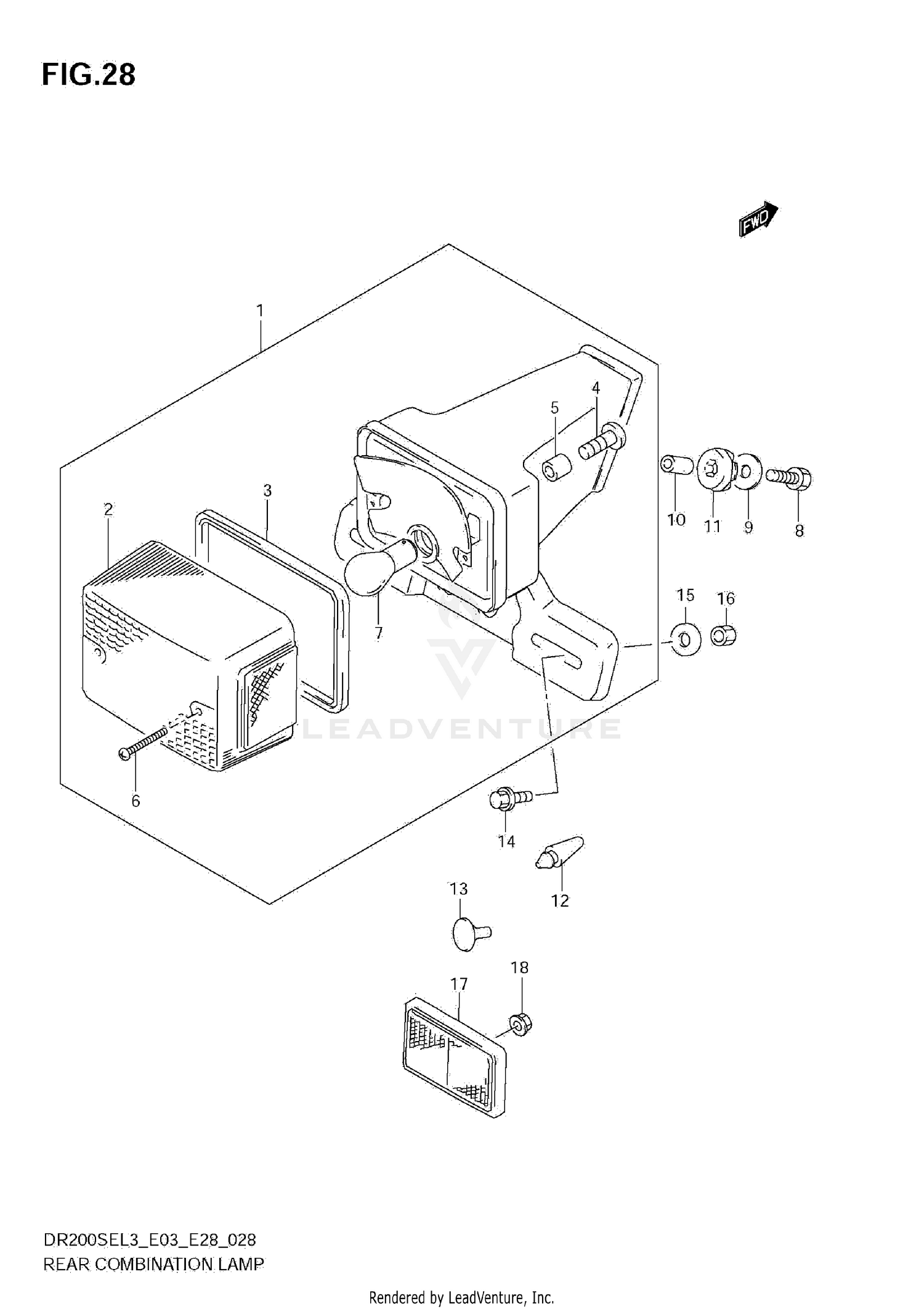 REAR COMBINATION LAMP