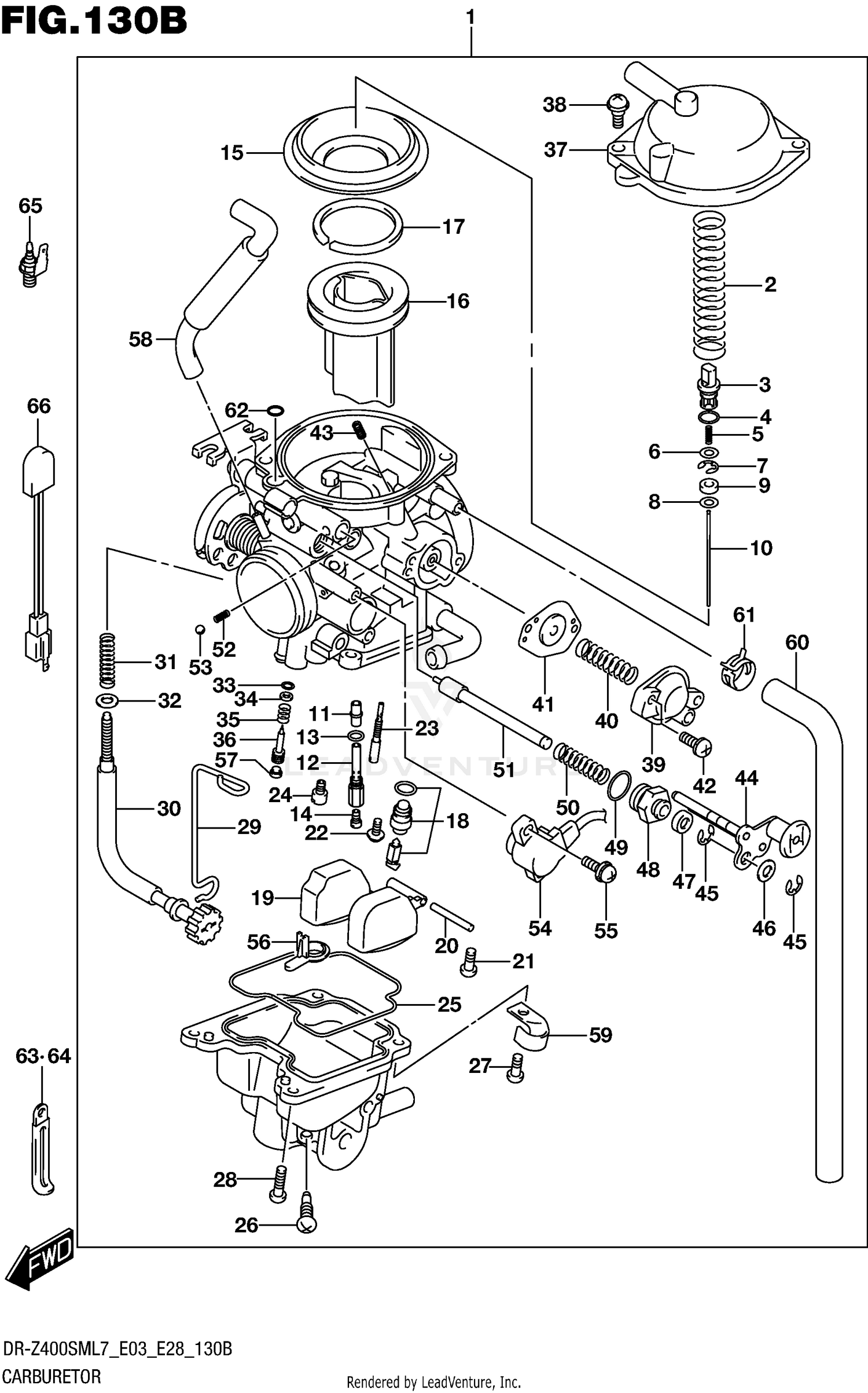 CARBURETOR (DR-Z400SML7 E28)