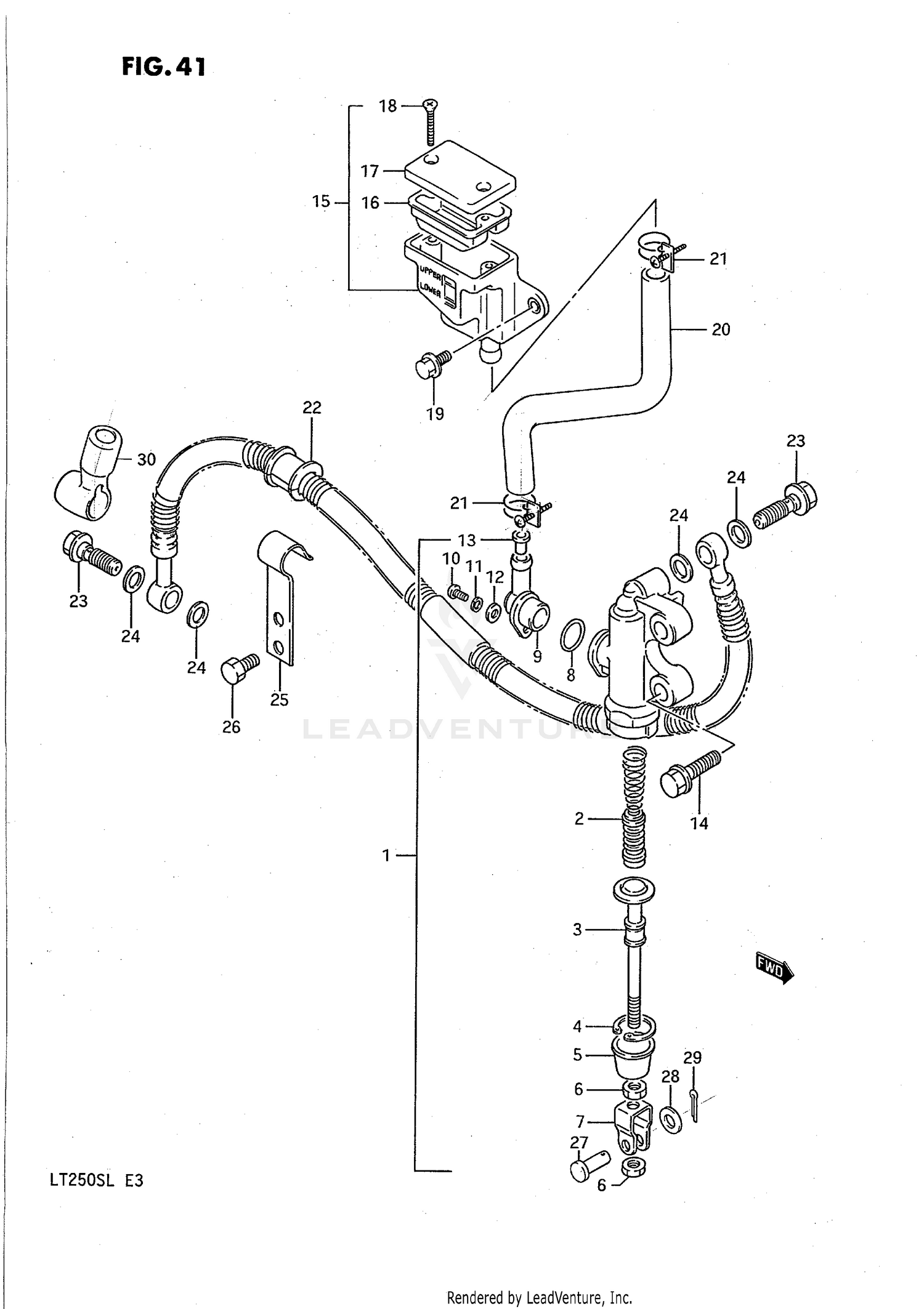 REAR MASTER CYLINDER