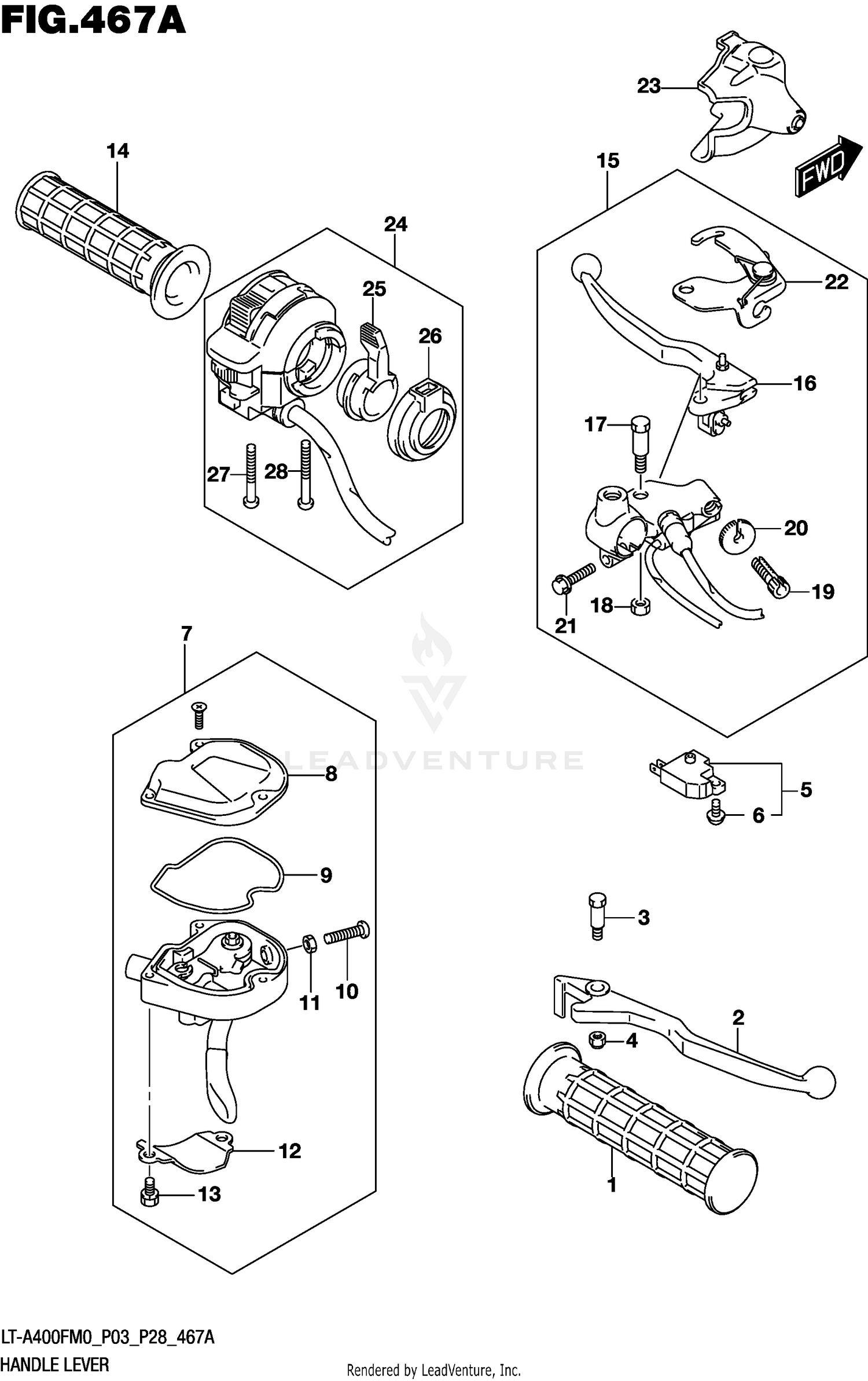 HANDLE LEVER